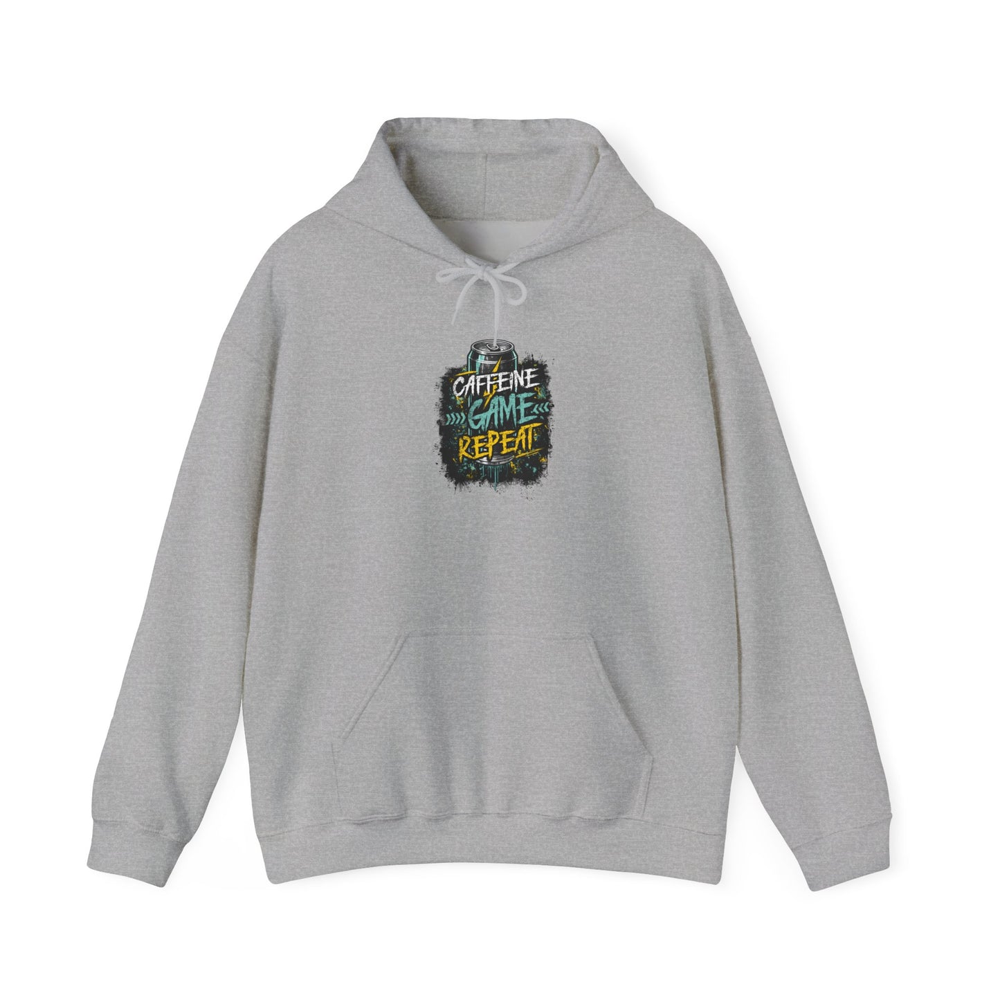 Caffeine Game Repeat | Gaming, E-Sports Hoodie