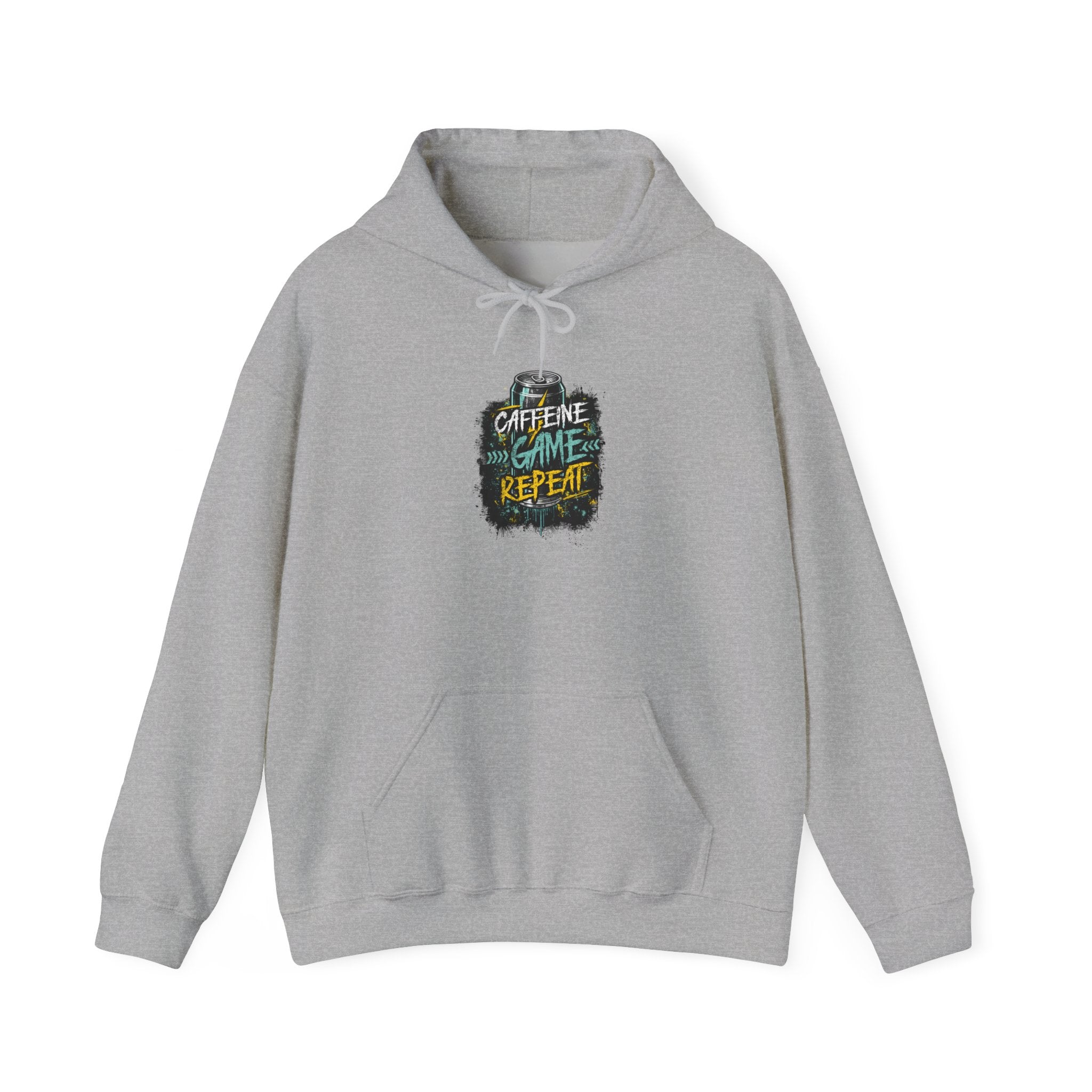 Caffeine Game Repeat | Gaming, E-Sports Hoodie
