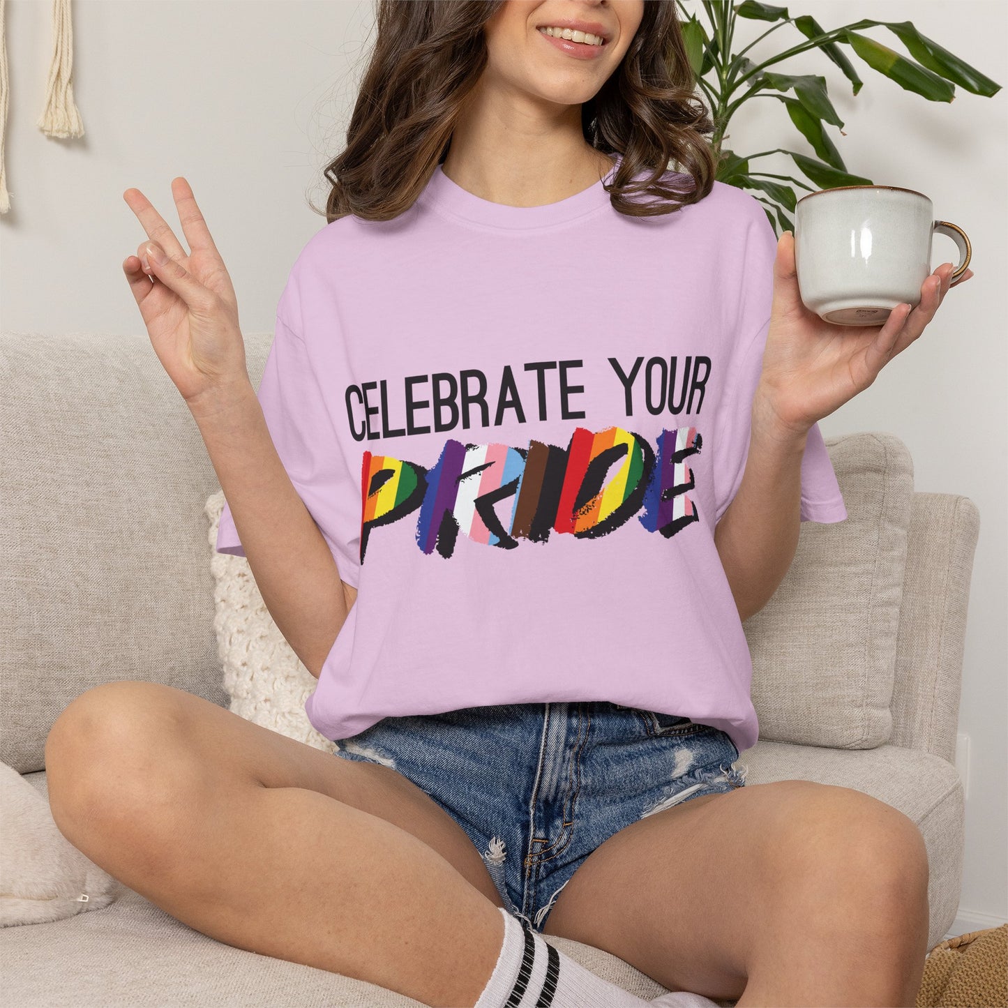 Celebrate Your Pride T-Shirt — Rainbow LGBTQ+ Pride Tee