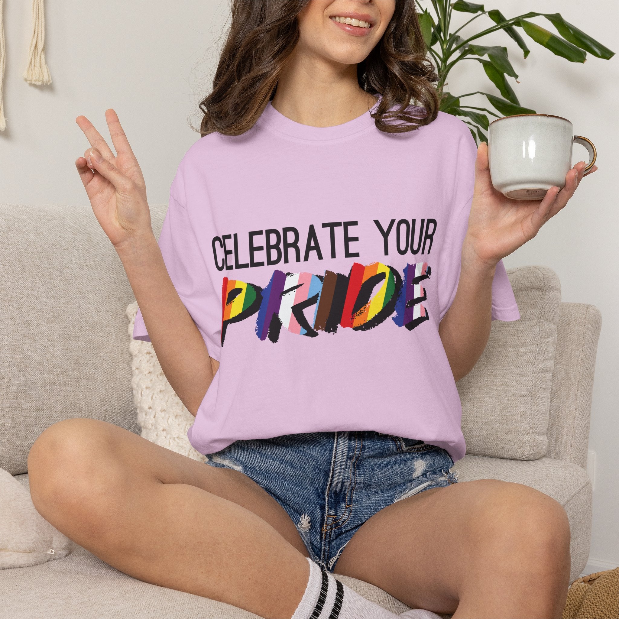 Celebrate Your Pride T-Shirt — Rainbow LGBTQ+ Pride Tee