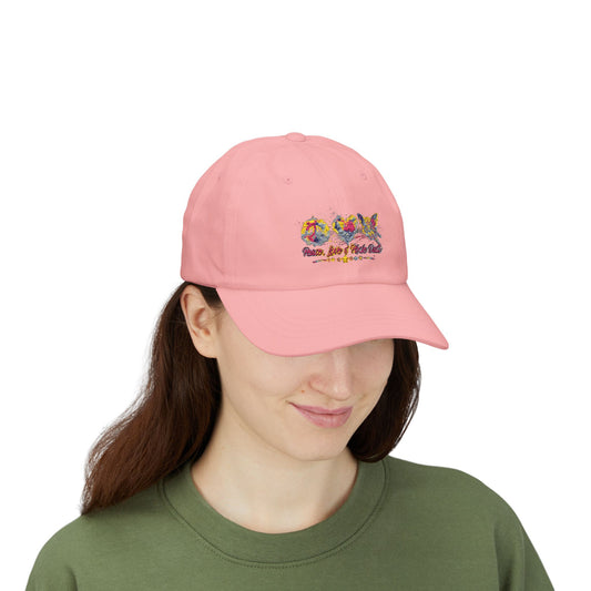 Peace, Love & Pixie Dust Dad Cap