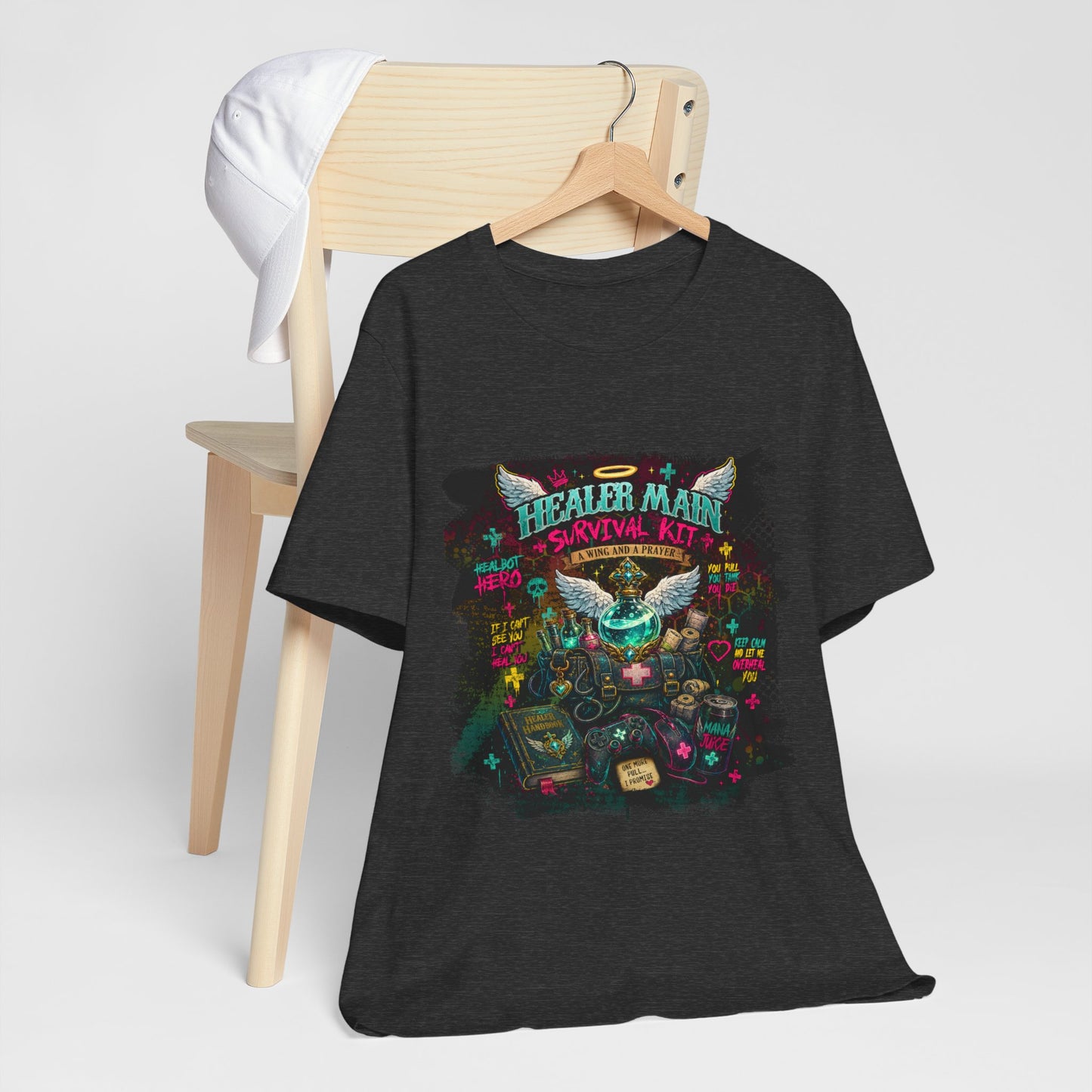 Healer Main Survival Kit | Gaming Graphic T-shirt