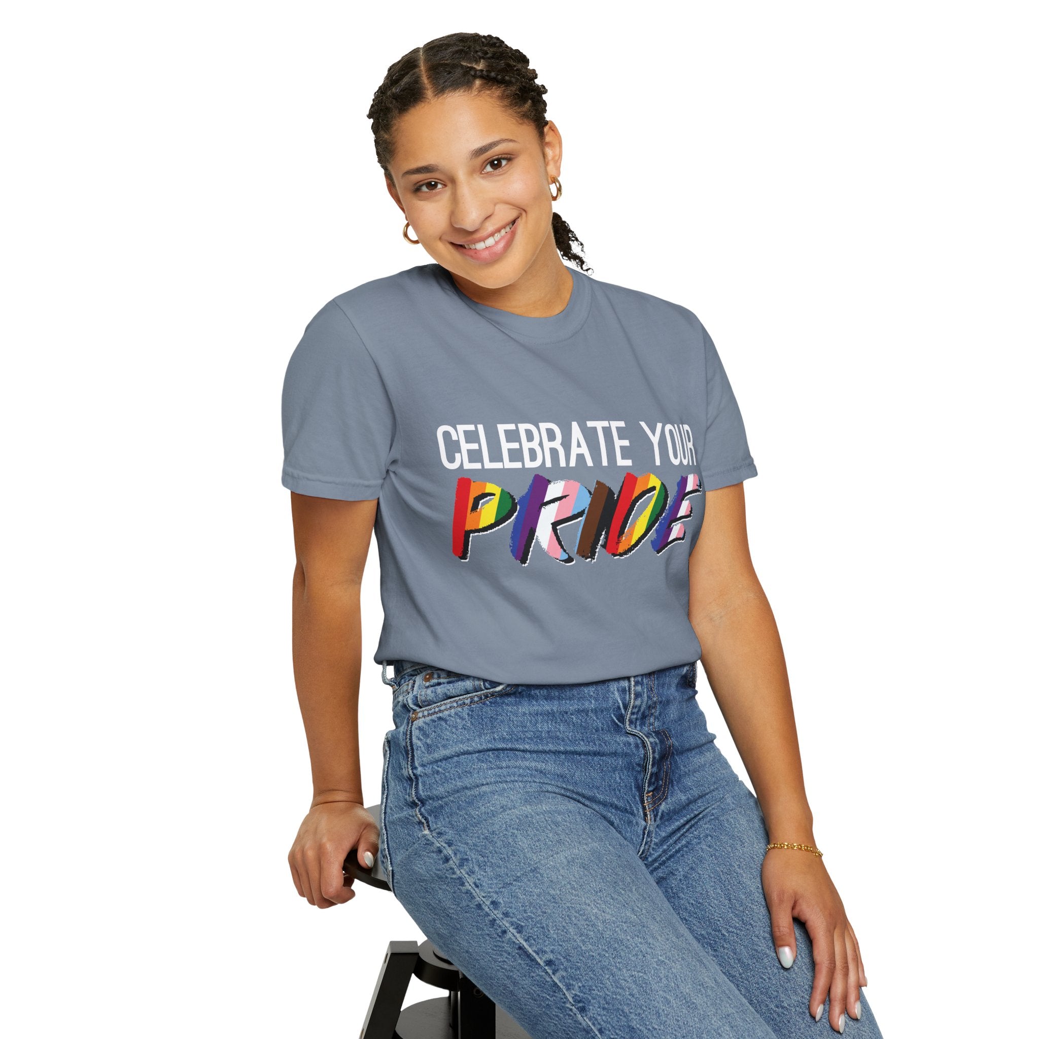 Celebrate Your Pride T-Shirt — Rainbow LGBTQ+ Pride Tee