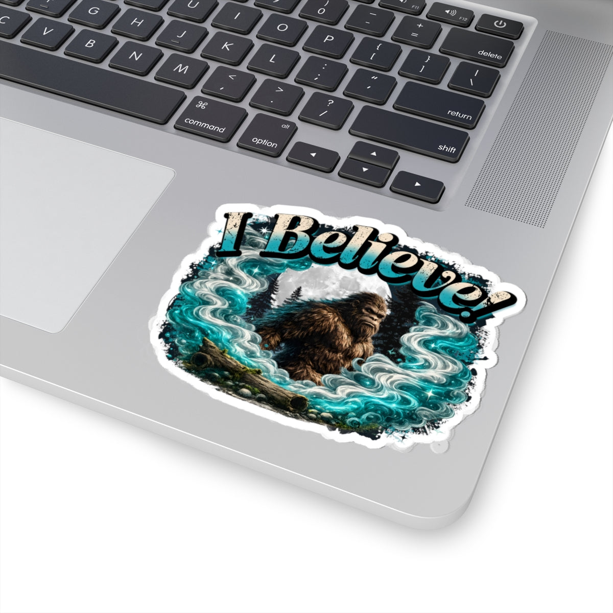 I Believe! Bigfoot Vinyl Sticker | Sasquatch Cryptid Wilderness Decal
