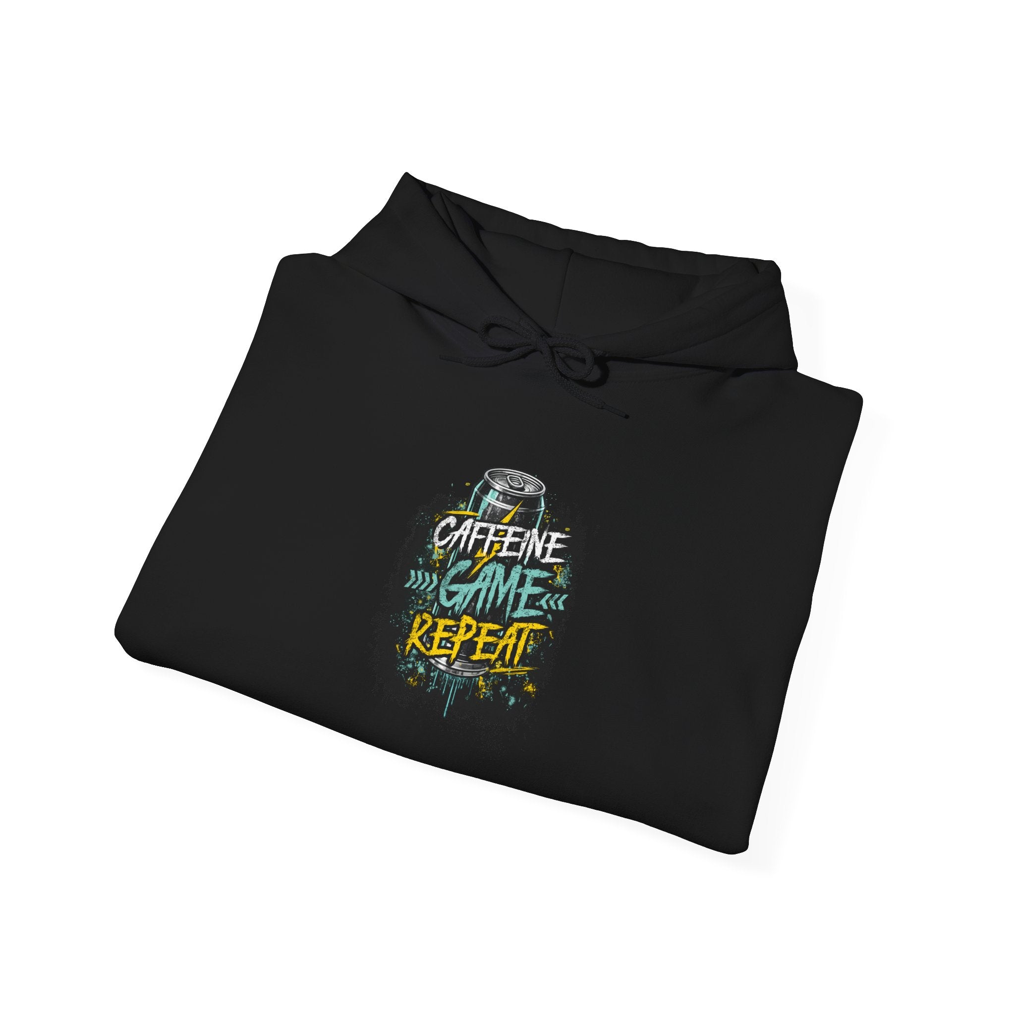 Caffeine Game Repeat | Gaming, E-Sports Hoodie