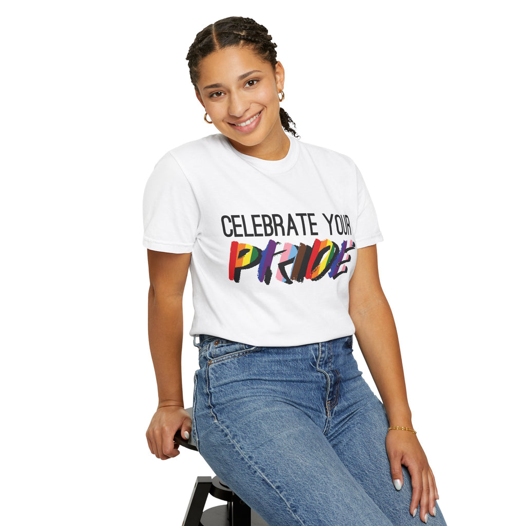 Celebrate Your Pride T-Shirt — Rainbow LGBTQ+ Pride Tee
