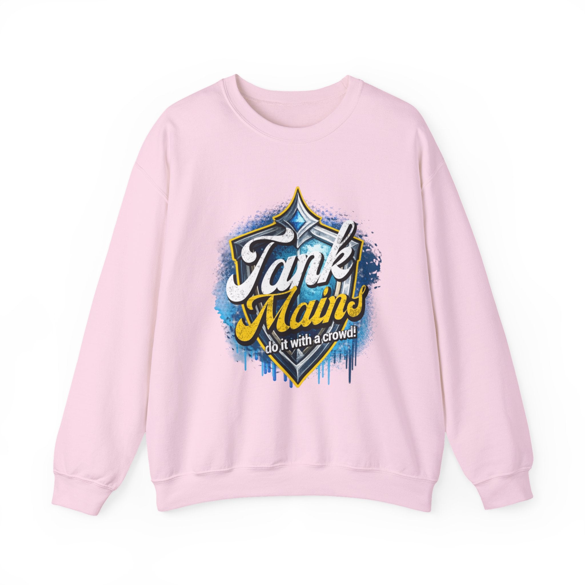 Tank Mains Crewneck Sweatshirt — Gamer Esports Graphic Pullover