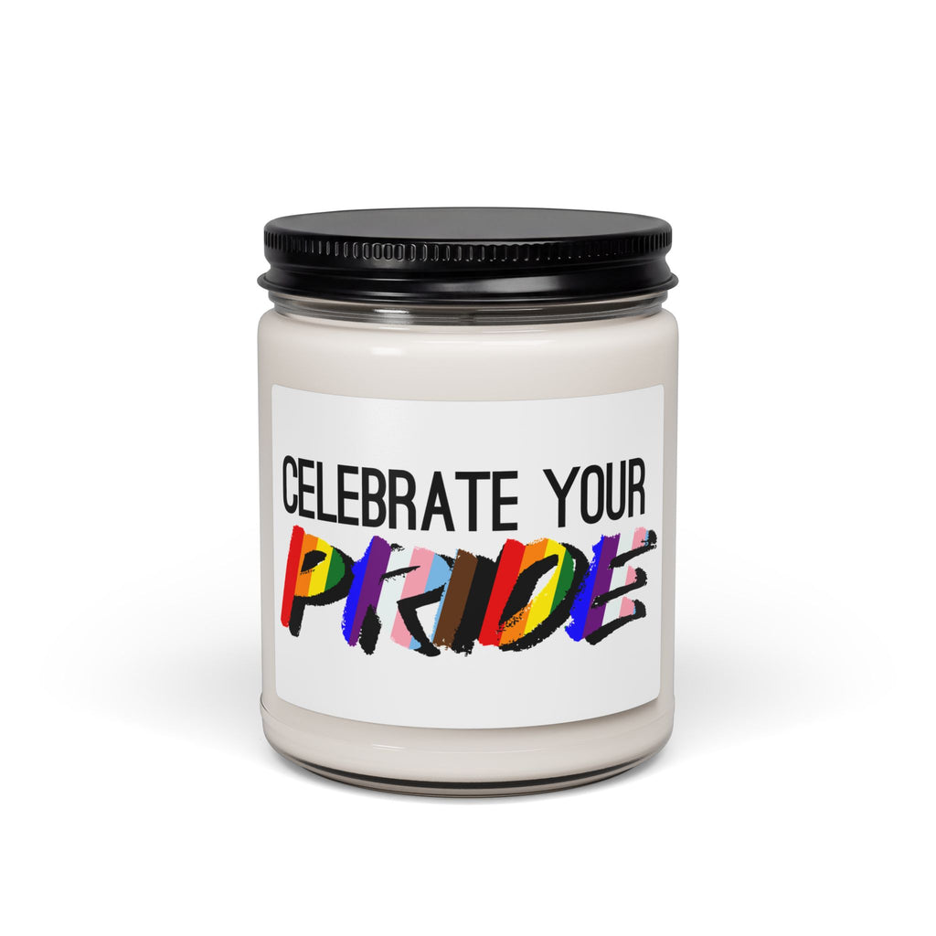 Celebrate Your Pride Scented Soy Candle — 9oz LGBTQ+ Rainbow Gift