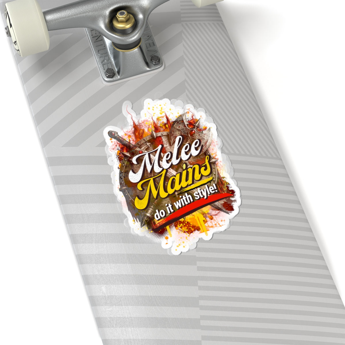 Sticker — "Melee Mains: Do It With Style" Gaming Kiss-Cut Sticker
