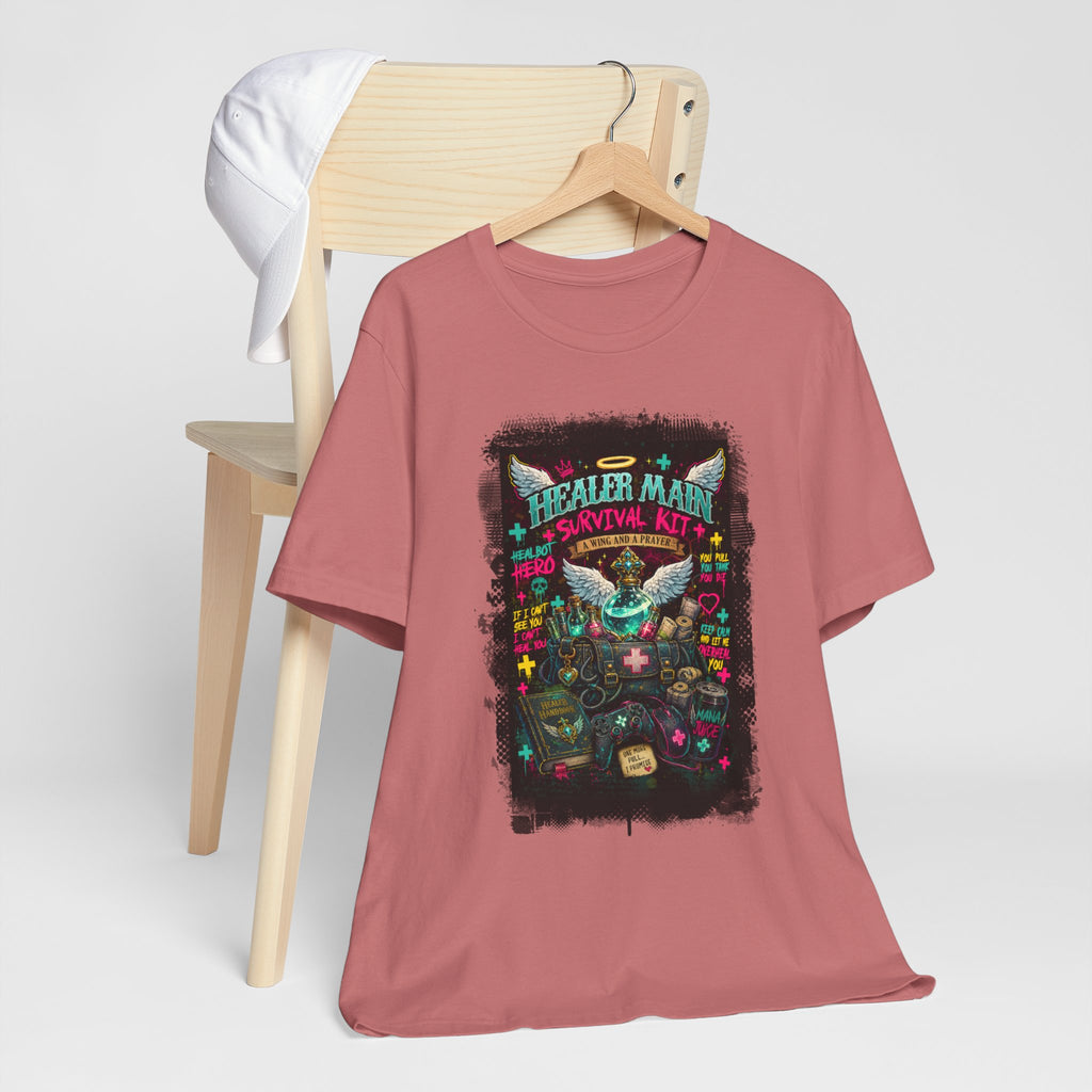 Healer Main Survival Kit | Gaming Graphic T-shirt