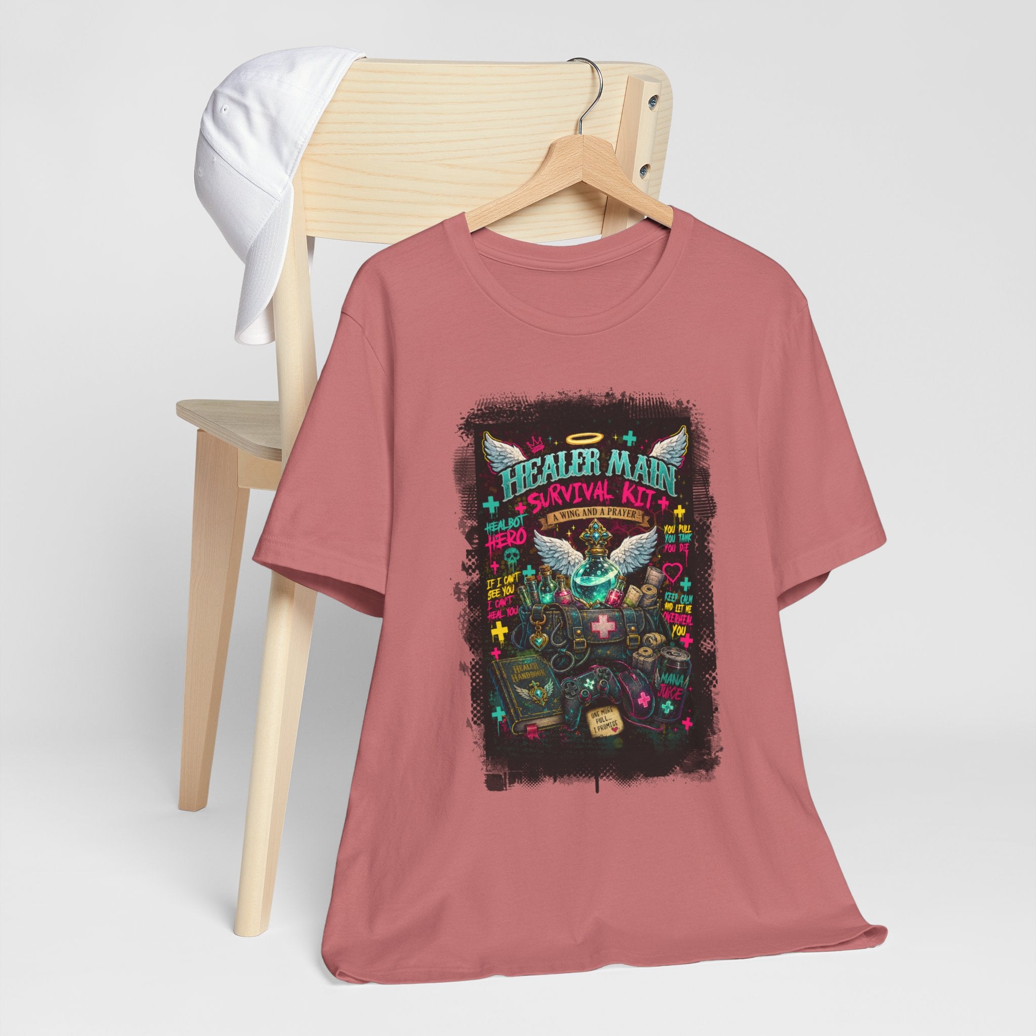 Healer Main Survival Kit | Gaming Graphic T-shirt