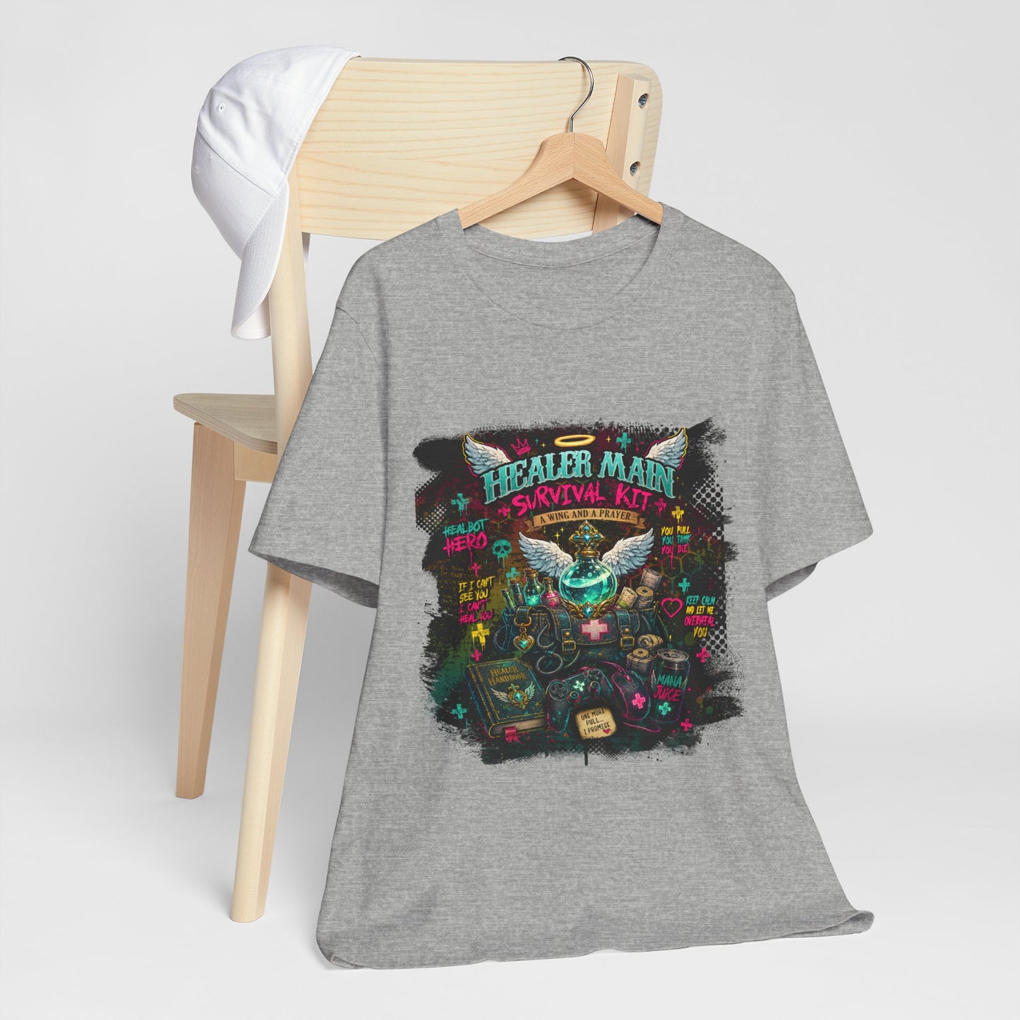 Healer Main Survival Kit | Gaming Graphic T-shirt