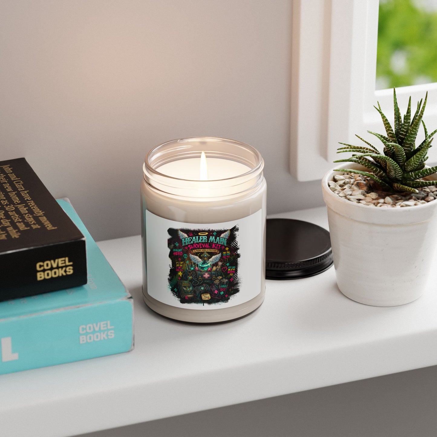 Healer Main Survival Kit | Gamer Scented Soy Candle (9oz)