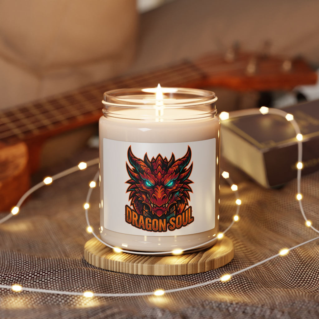 Dragon Soul Candle, fantasy art soy candle | dragon, mythical creature