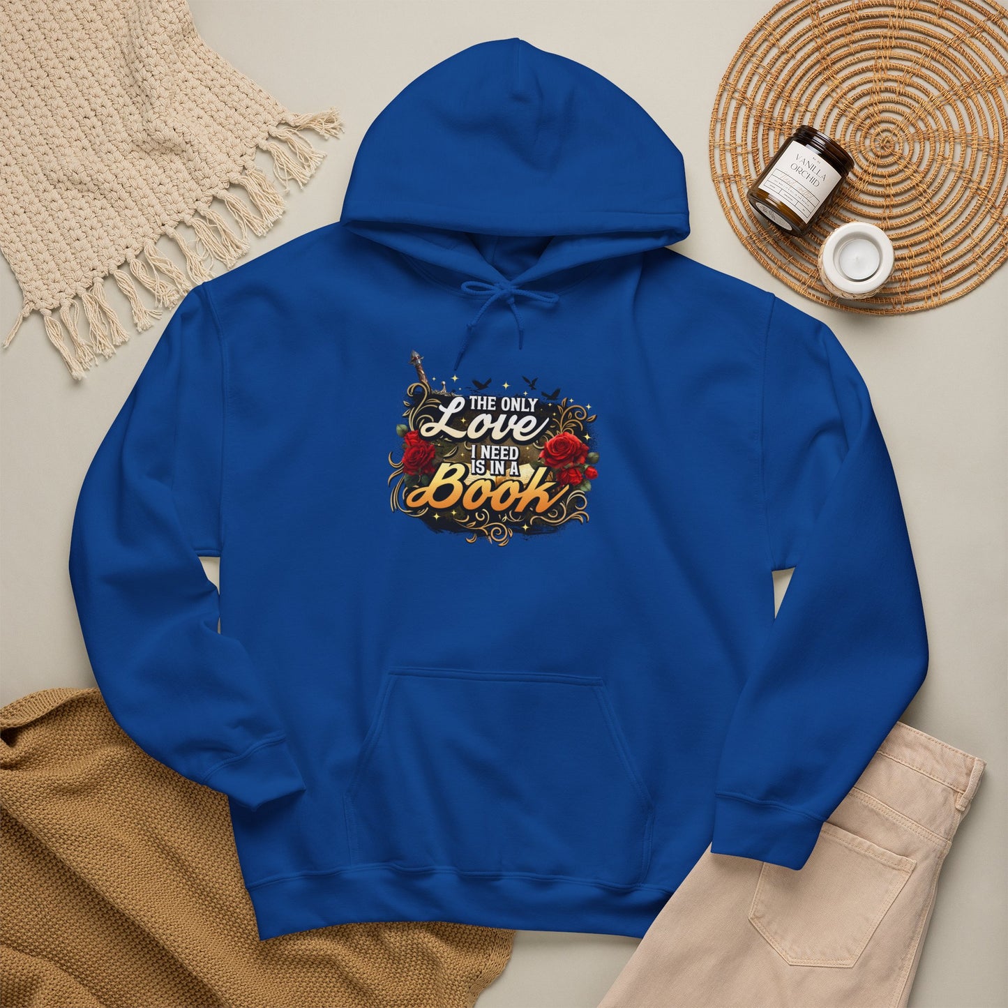 The Only Love I Need Is in a Book Hoodie | BookTok Romantasy Hoodie