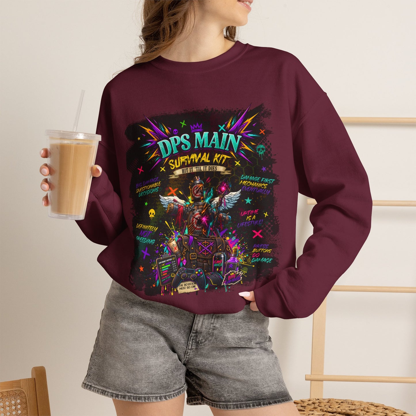 DPS Main Survival Kit | Fantasy Gamer Sweatshirt