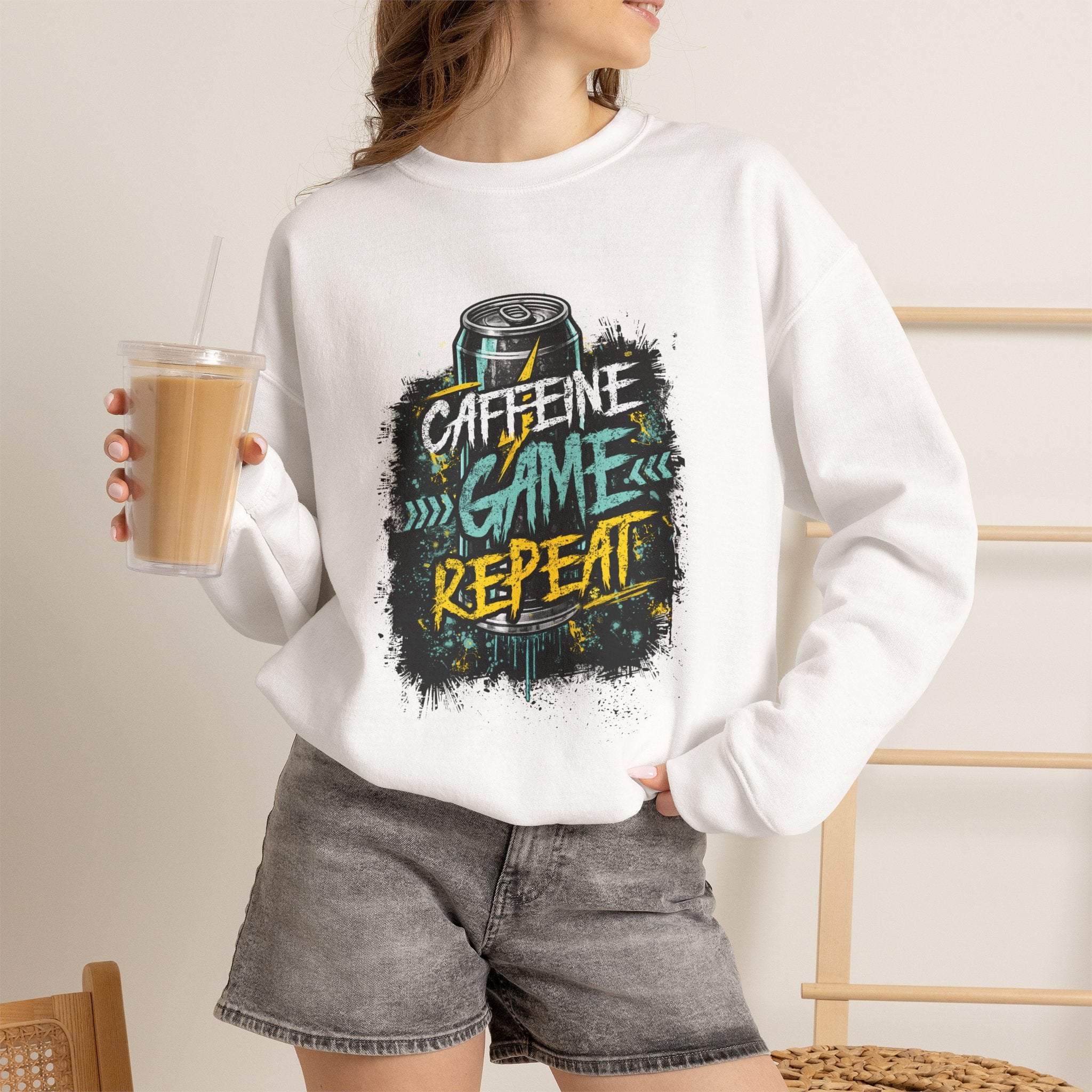 Caffeine Game Repeat Sweatshirt