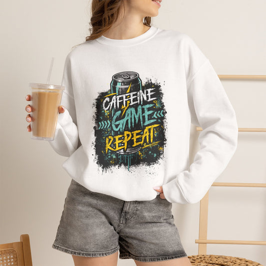 Caffeine Game Repeat Sweatshirt