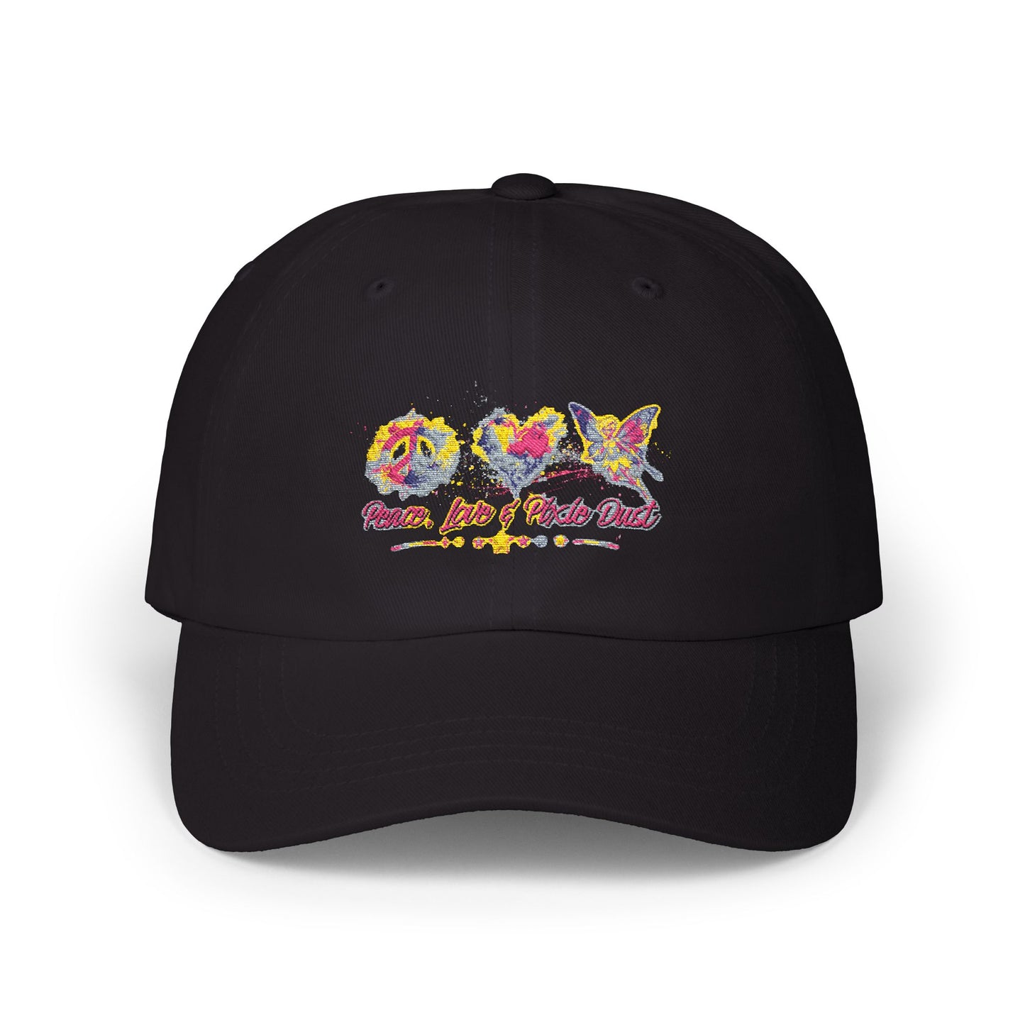 Peace, Love & Pixie Dust Dad Cap