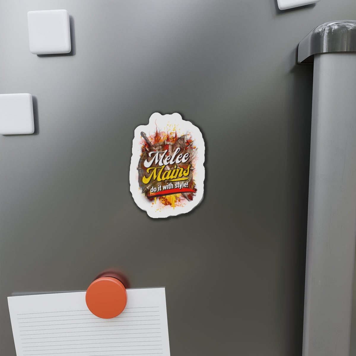 Melee Mains Do It With Style Die-Cut Gamer Magnet