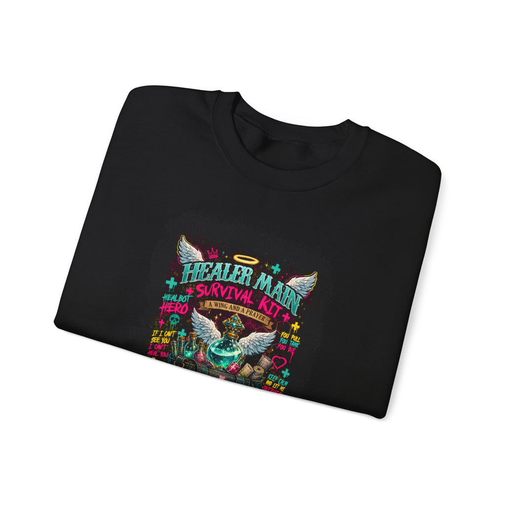 Healer Main Survival Kit | Fantasy Gamer Sweatshirt