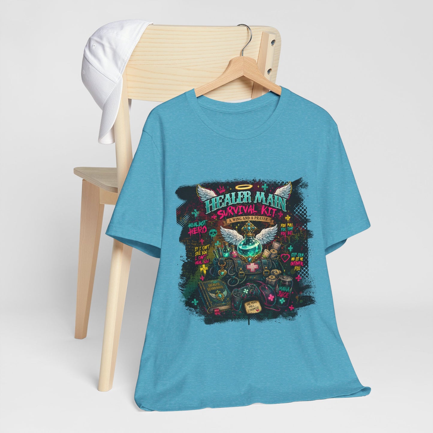 Healer Main Survival Kit | Gaming Graphic T-shirt