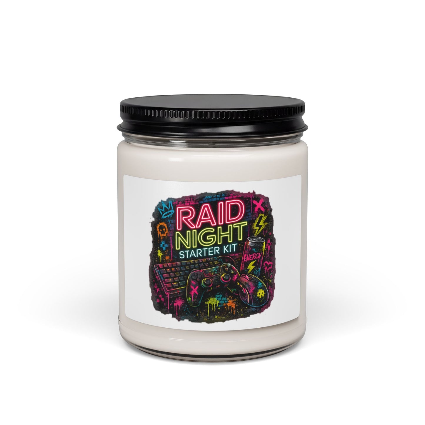 Raid Night Starter Kit | Gamer Scented Soy Candle (9oz)