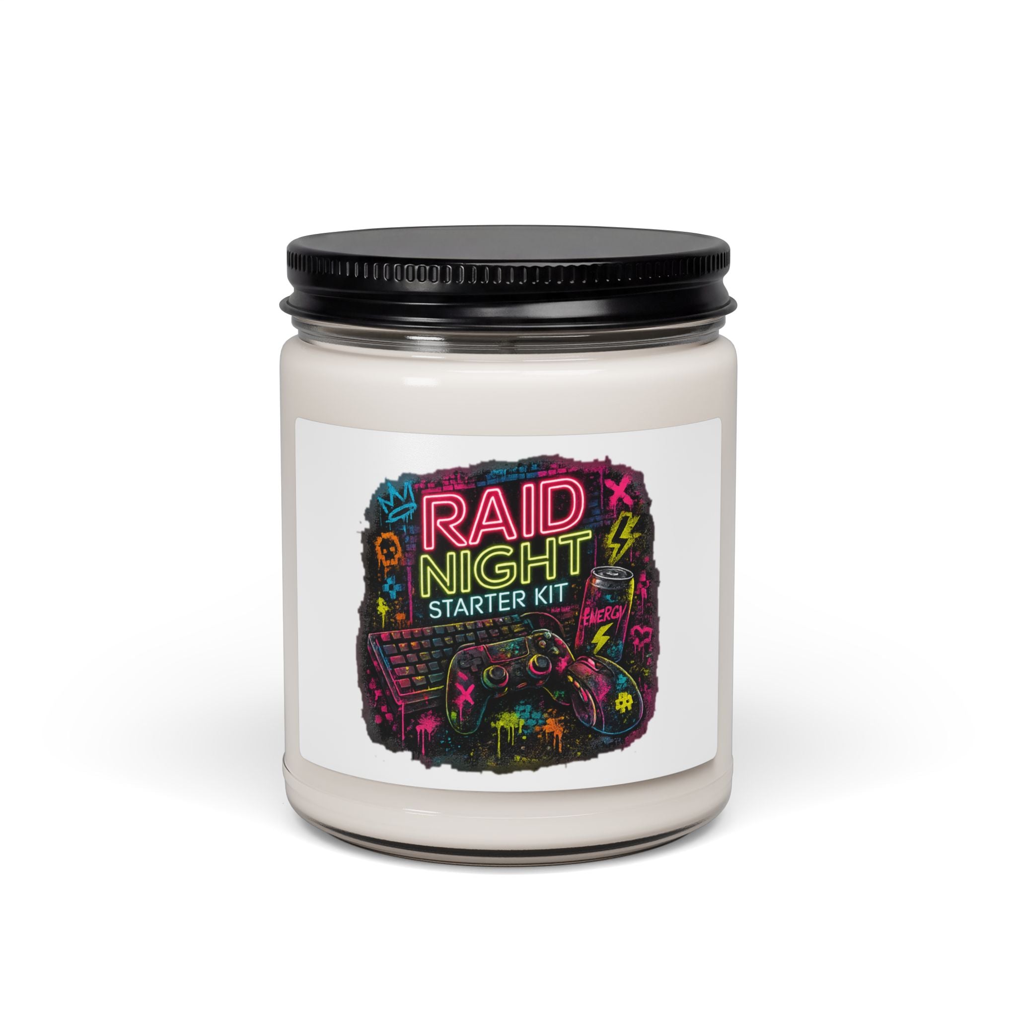 Raid Night Starter Kit | Gamer Scented Soy Candle (9oz)
