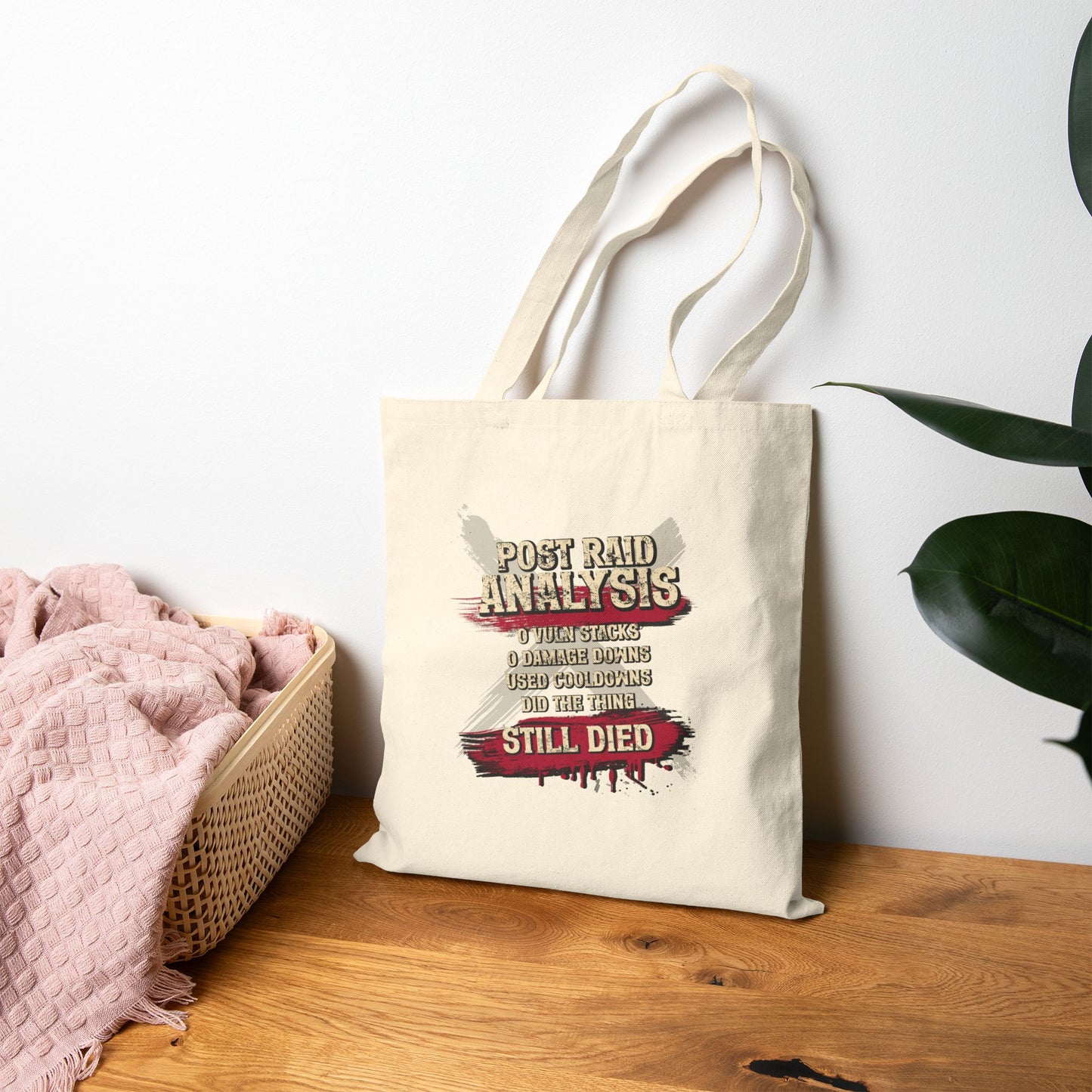 Did Mechanics, Still Died | Gaming Humor Canvas Tote Bag
