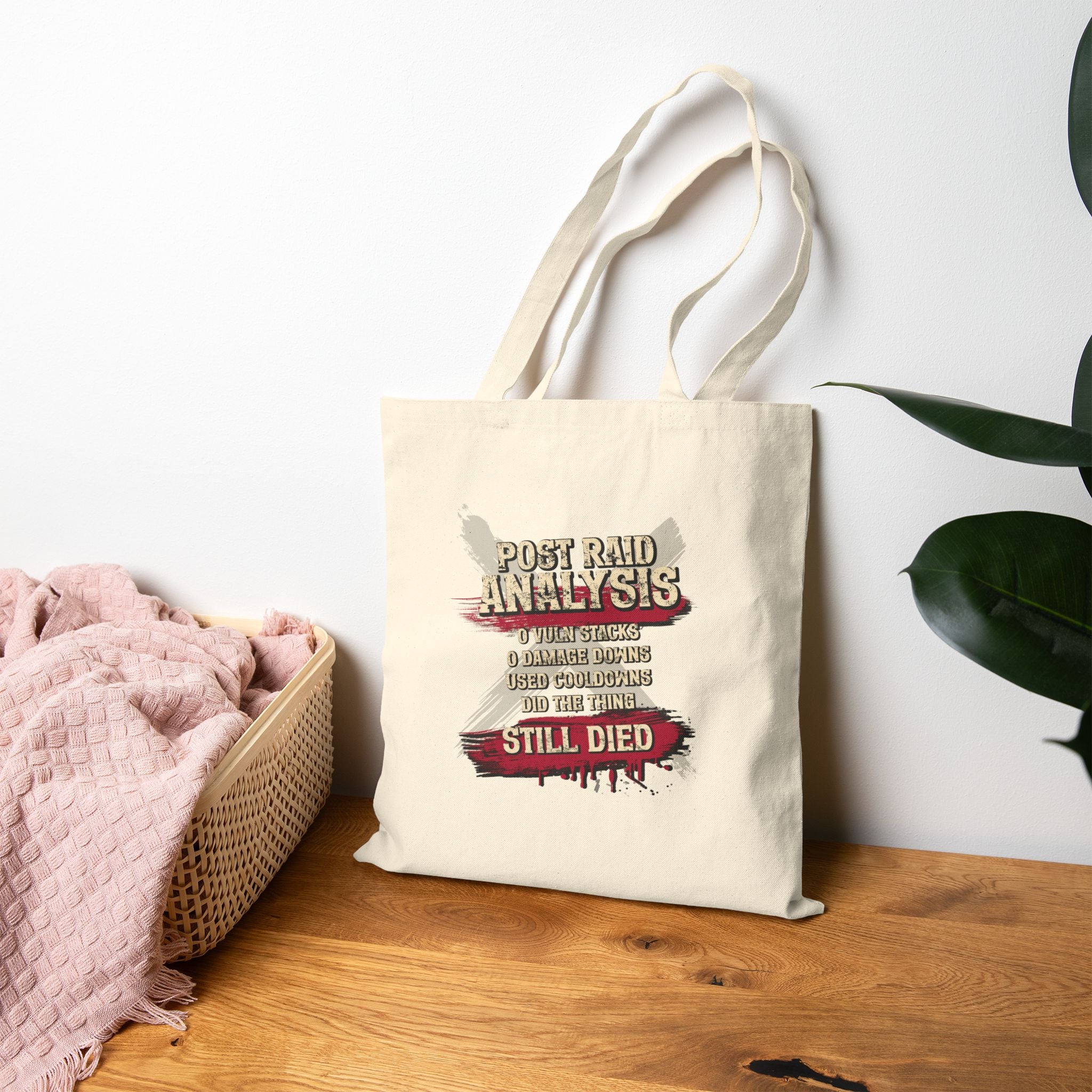 Did Mechanics, Still Died | Gaming Humor Canvas Tote Bag