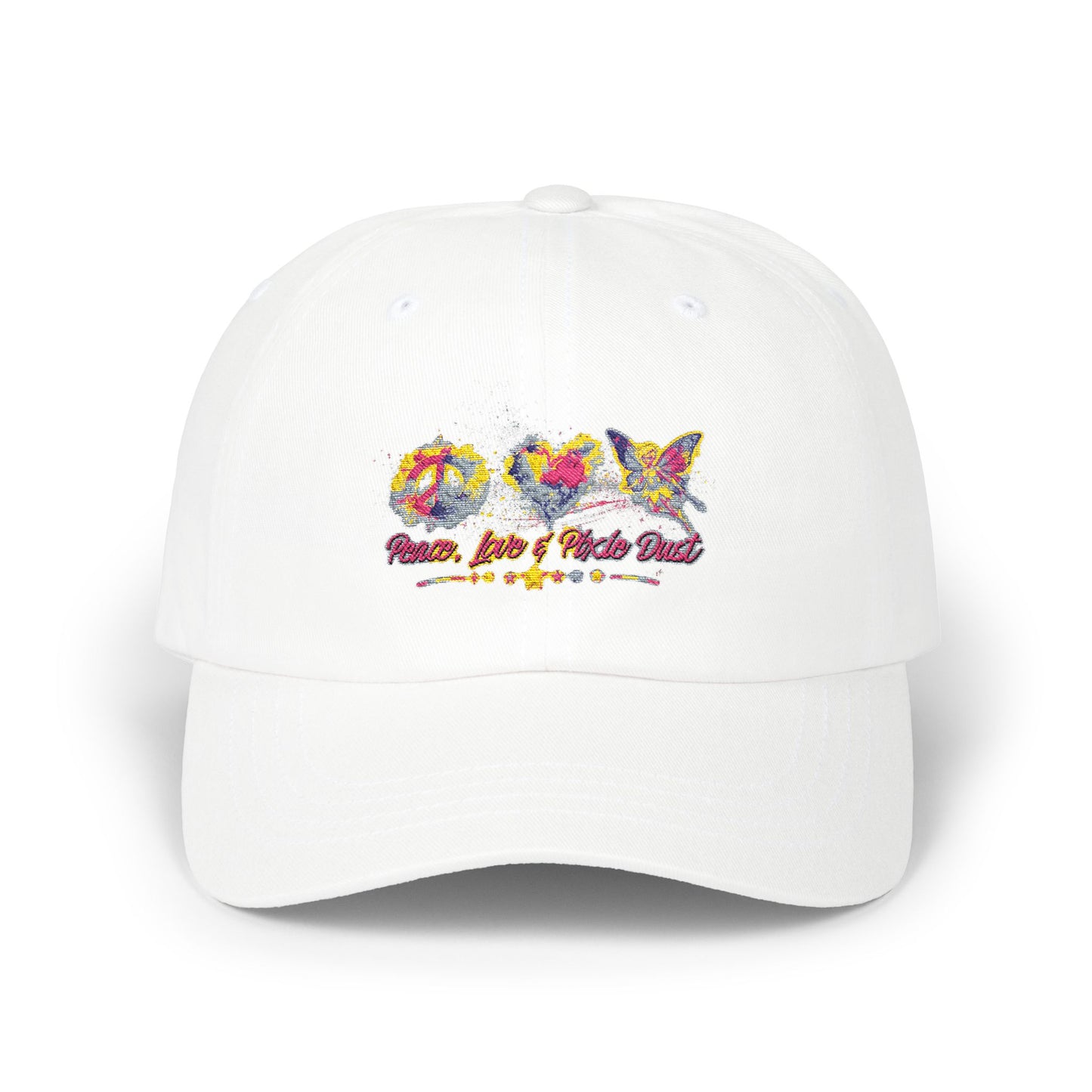 Peace, Love & Pixie Dust Dad Cap