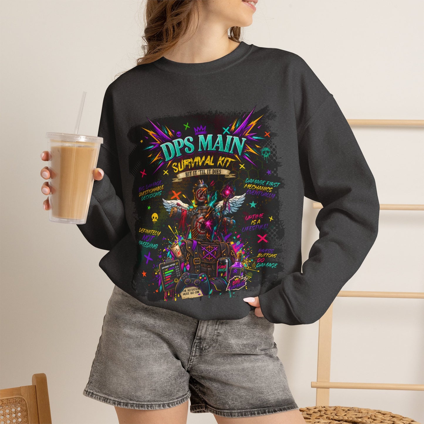 DPS Main Survival Kit | Fantasy Gamer Sweatshirt
