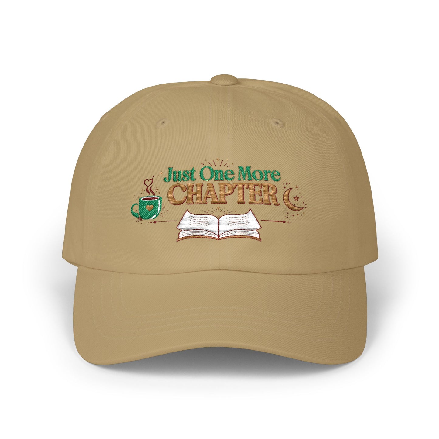 Just One More Chapter | Vintage Book Lover Dad Cap