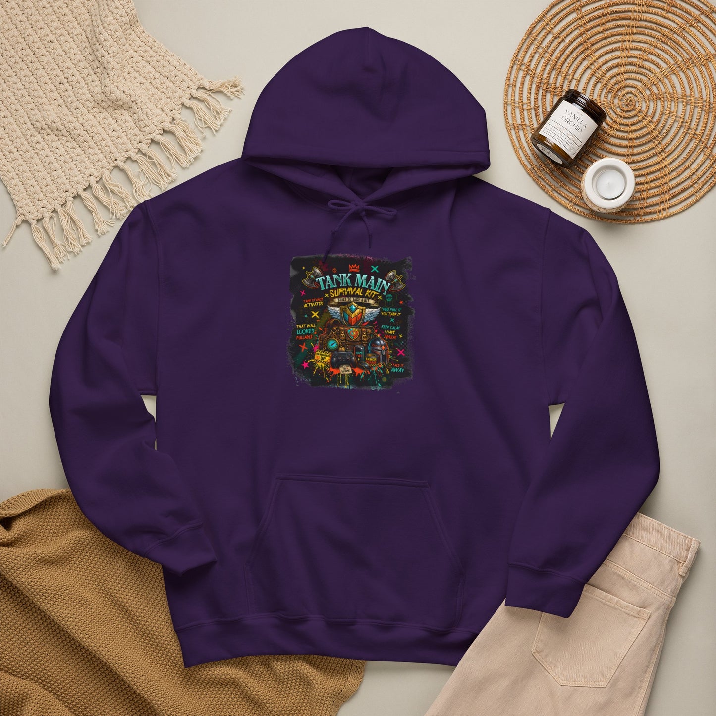 Tank Main Survival Kit | Fantasy Gamer Hoodie