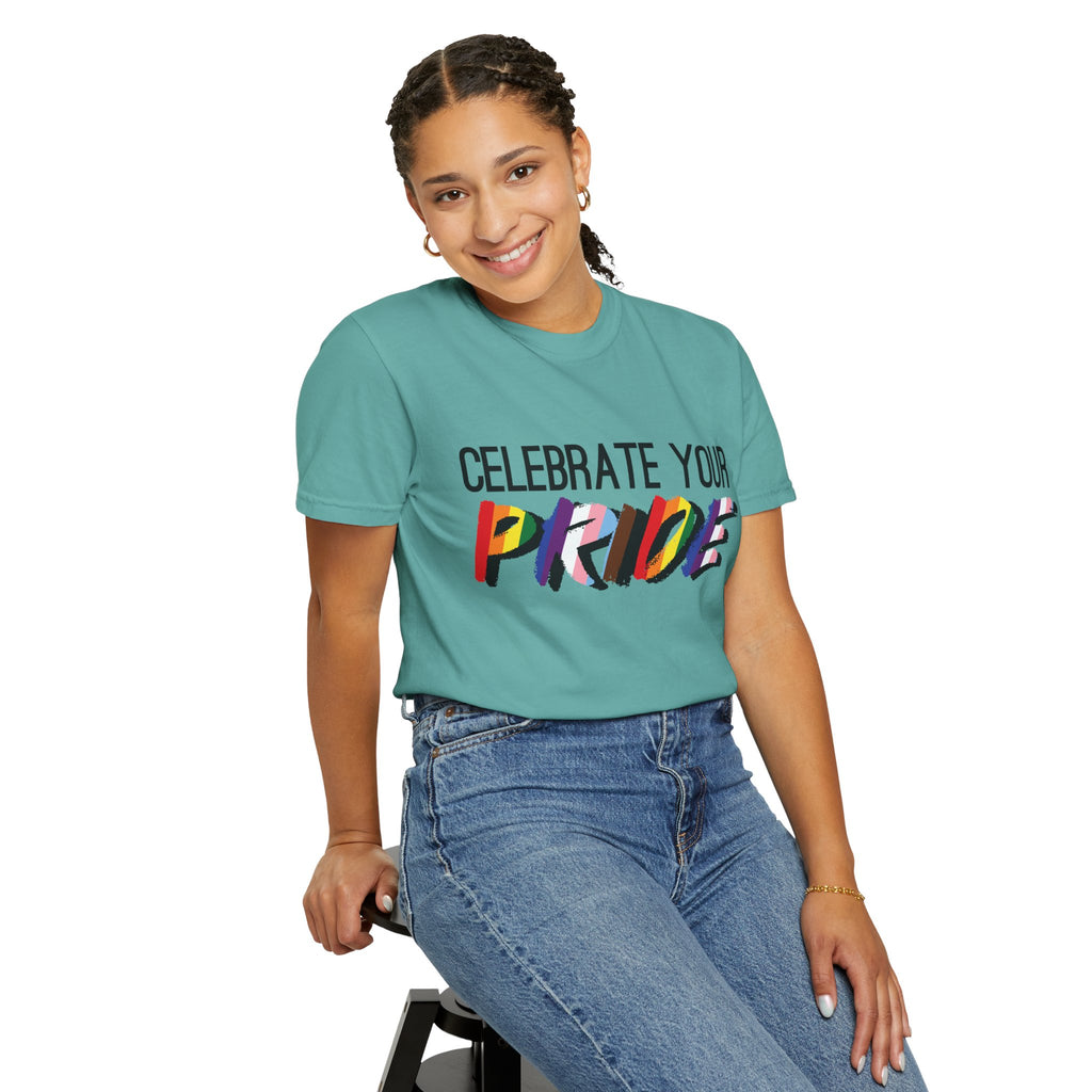 Celebrate Your Pride T-Shirt — Rainbow LGBTQ+ Pride Tee
