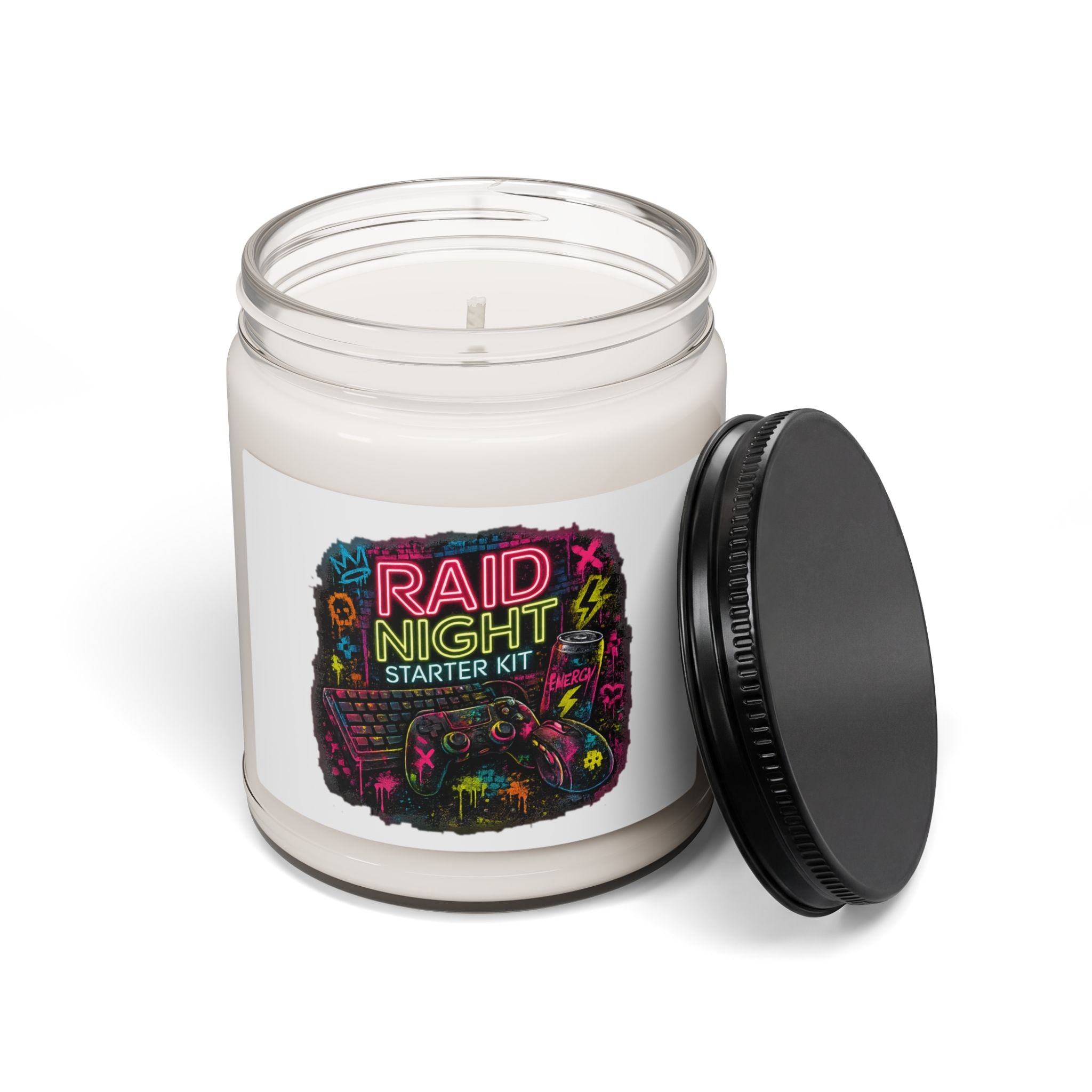 Raid Night Starter Kit | Gamer Scented Soy Candle (9oz)