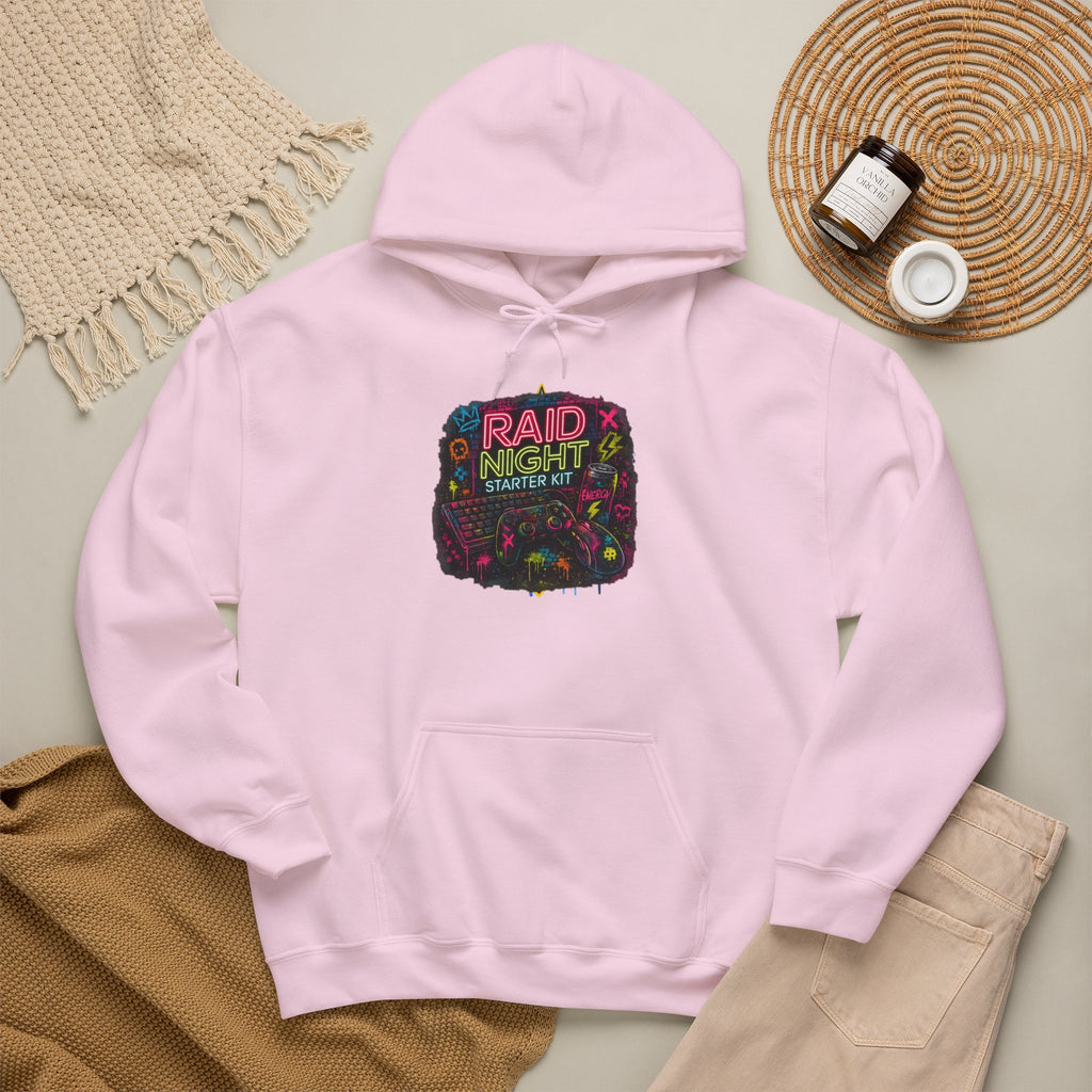 Raid Night Starter Kit | Retro Neon Gamer Hoodie