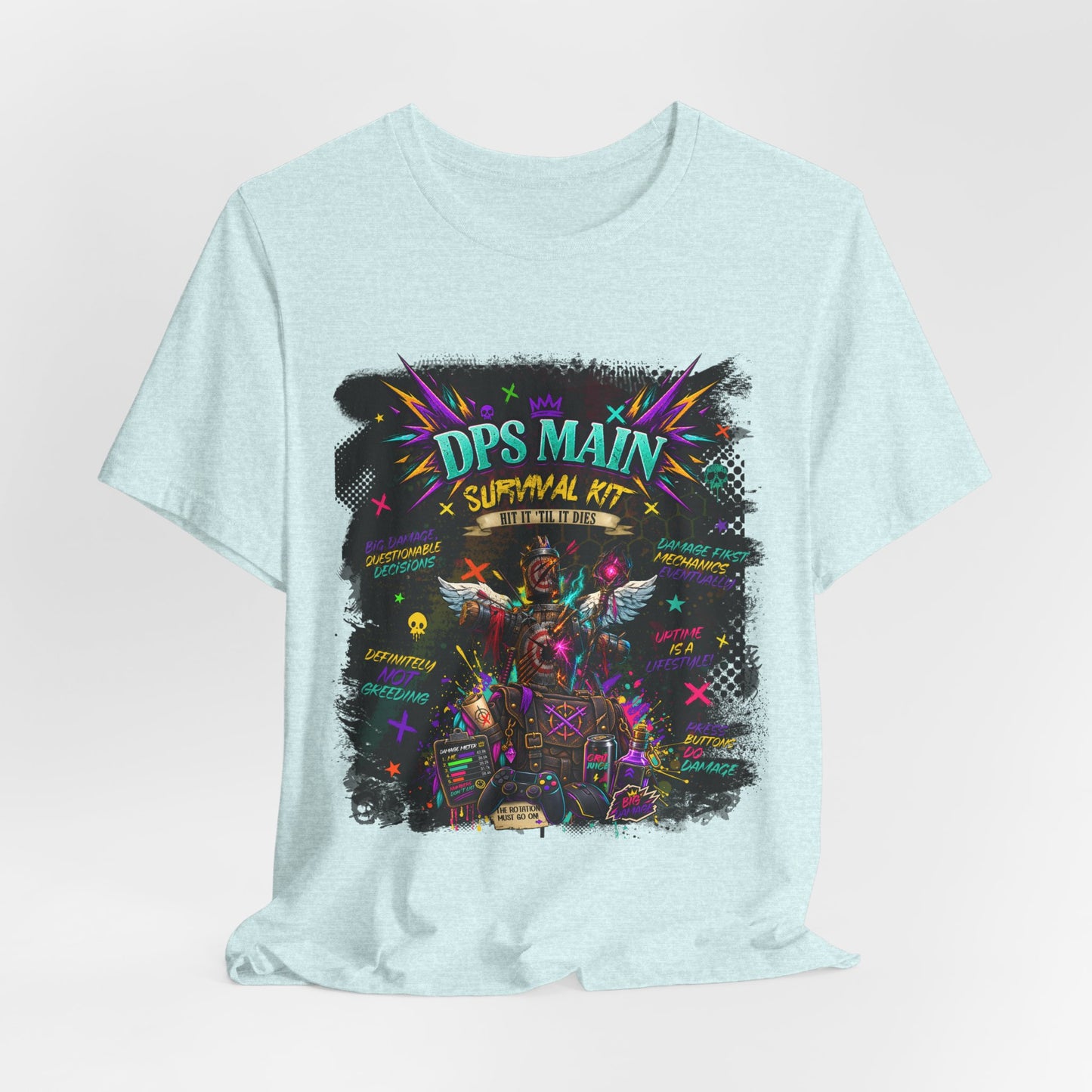 DPS Main Survival Kit – MMORPG Gamer T-Shirt