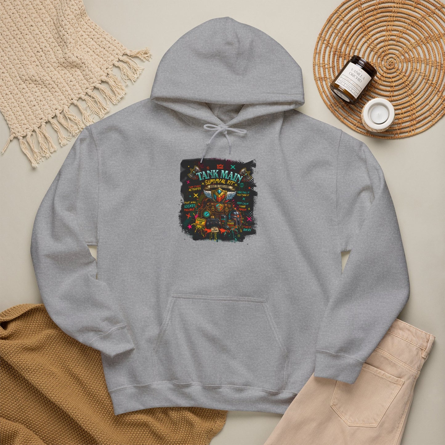 Tank Main Survival Kit | Fantasy Gamer Hoodie