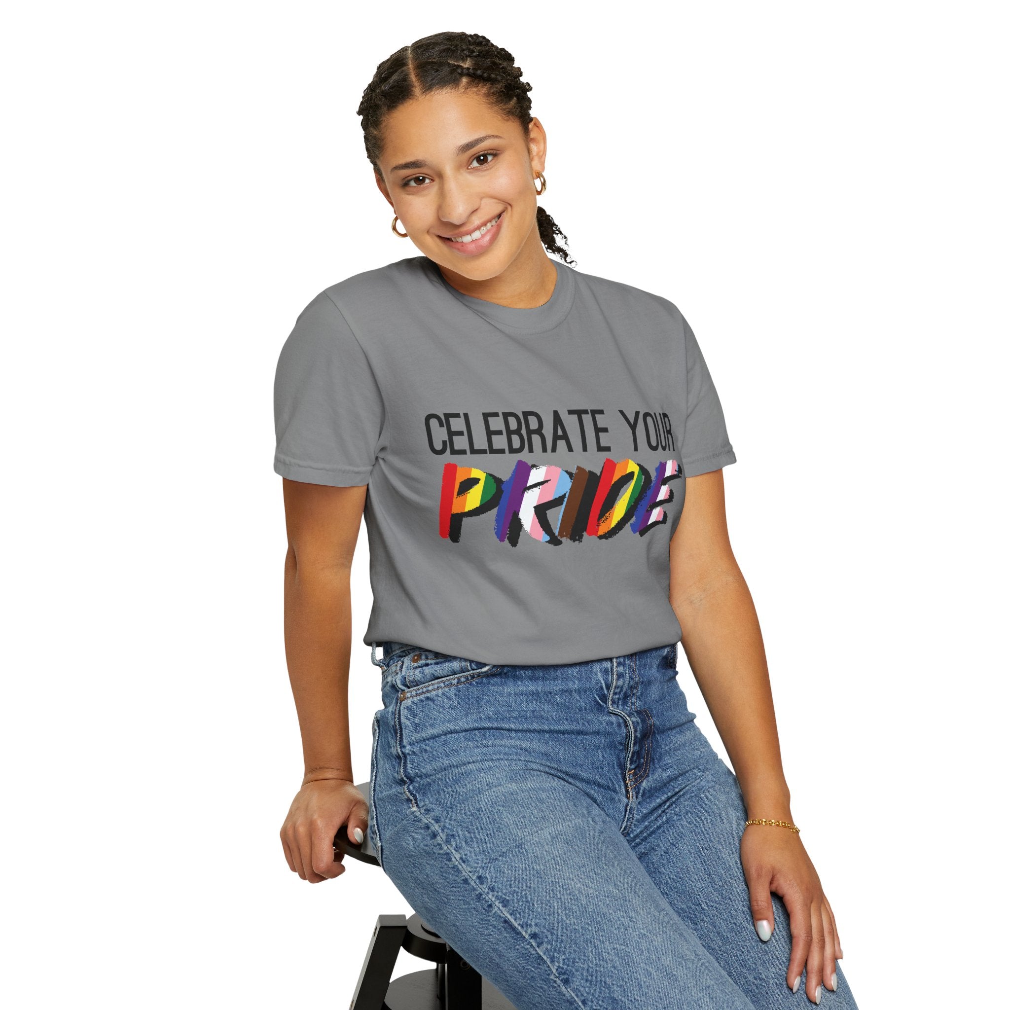 Celebrate Your Pride T-Shirt — Rainbow LGBTQ+ Pride Tee
