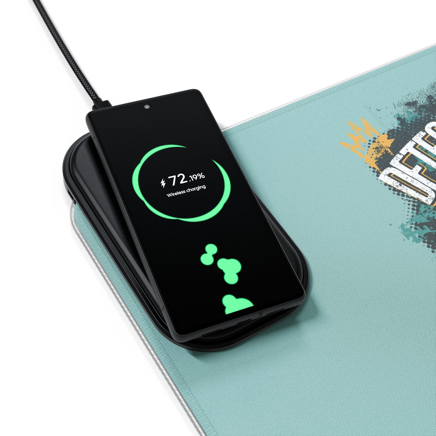 Detective Armchair Reporting for Duty Extended RGB Gaming Mouse Pad