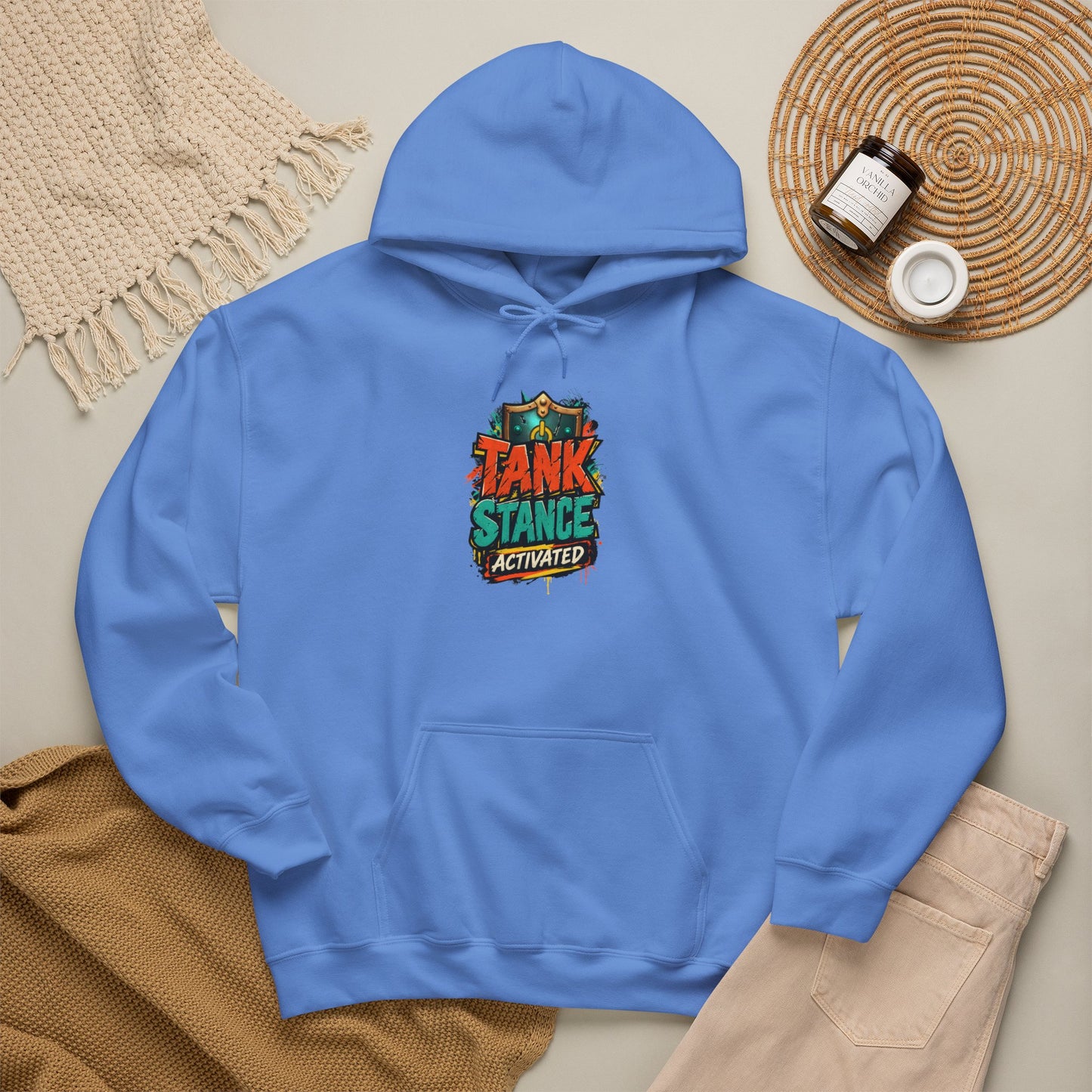 Tank Stance Activated Gamer Hoodie – Neon Graffiti Tank Main Sweatshirt