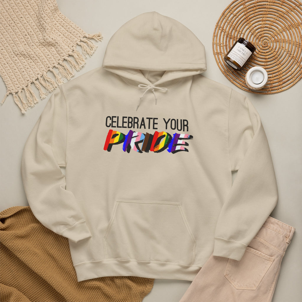 Celebrate Your Pride Hoodie — Rainbow LGBTQ+ Pride Pullover