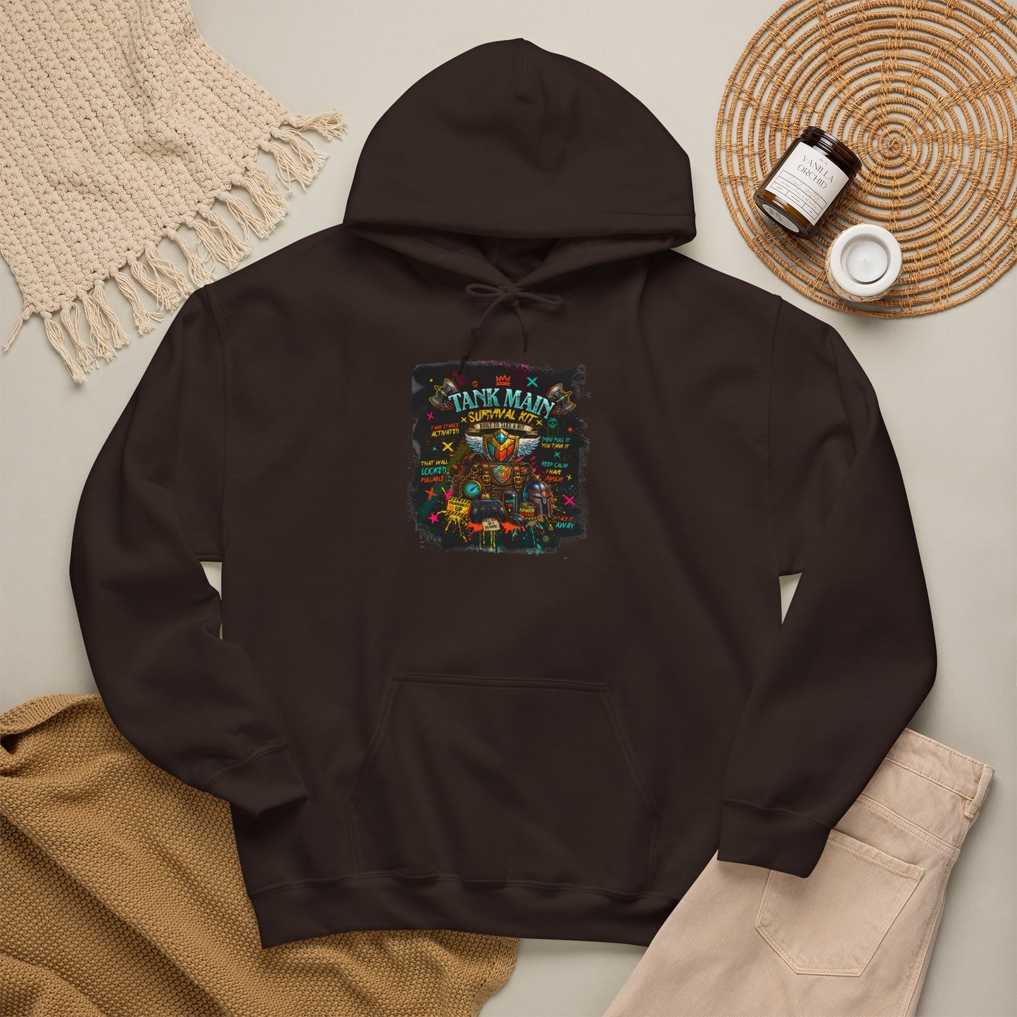 Tank Main Survival Kit | Fantasy Gamer Hoodie