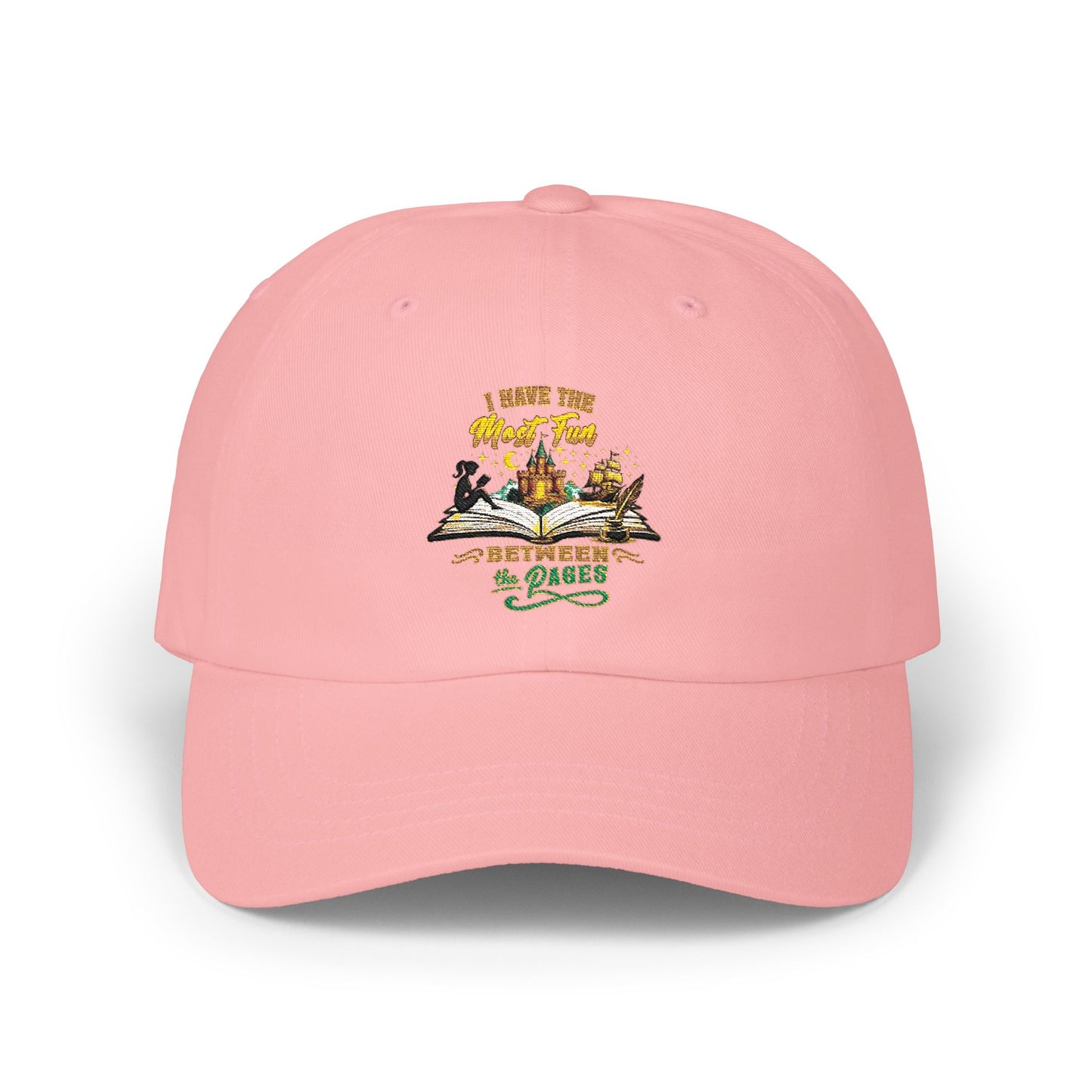 I Have the Most Fun Between the Pages Dad Cap | Fantasy Book Lover Hat