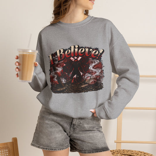 I Believe... Mothman Crewneck Sweatshirt