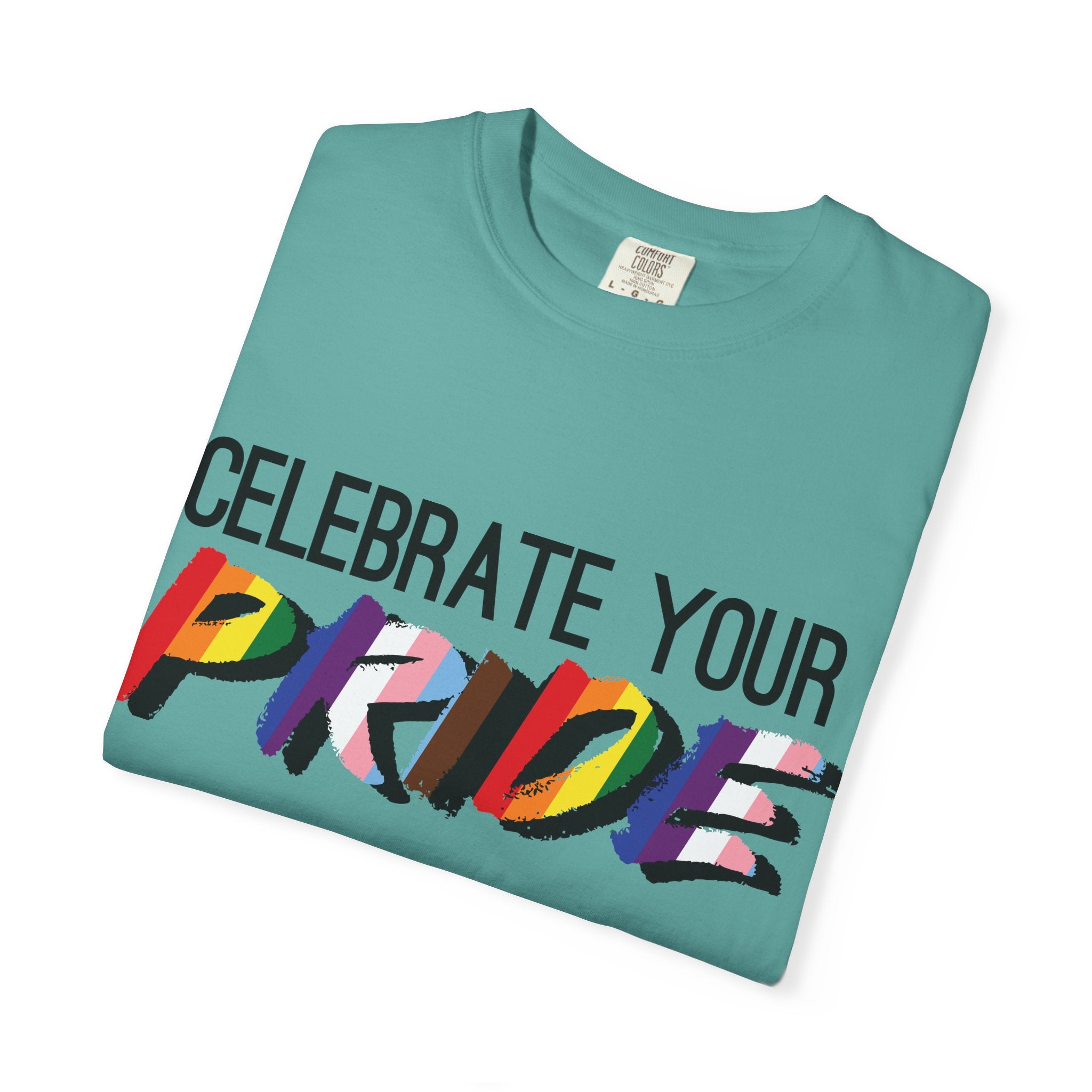 Celebrate Your Pride T-Shirt — Rainbow LGBTQ+ Pride Tee