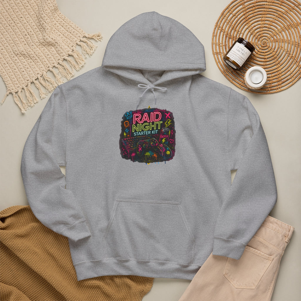 Raid Night Starter Kit | Retro Neon Gamer Hoodie