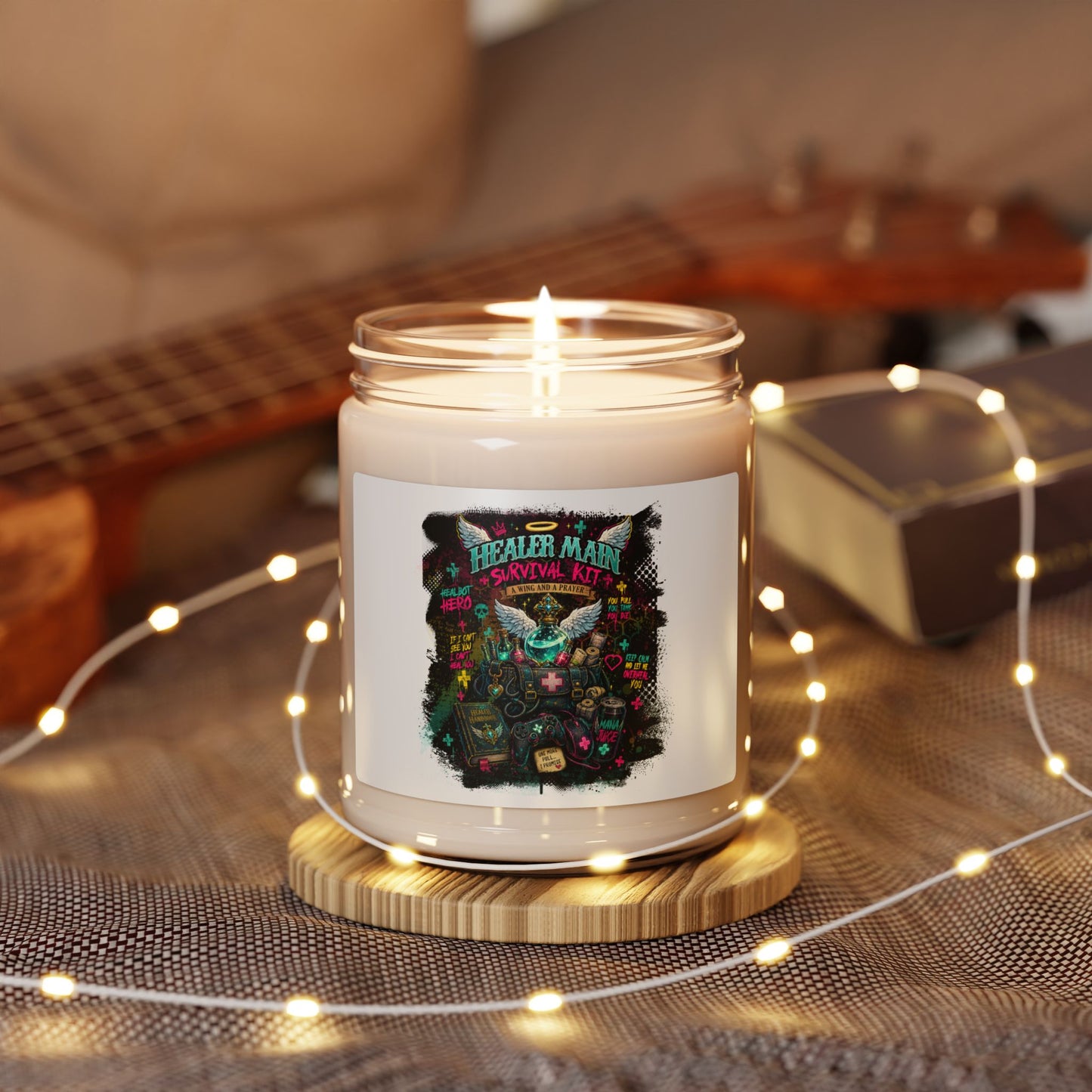 Healer Main Survival Kit | Gamer Scented Soy Candle (9oz)