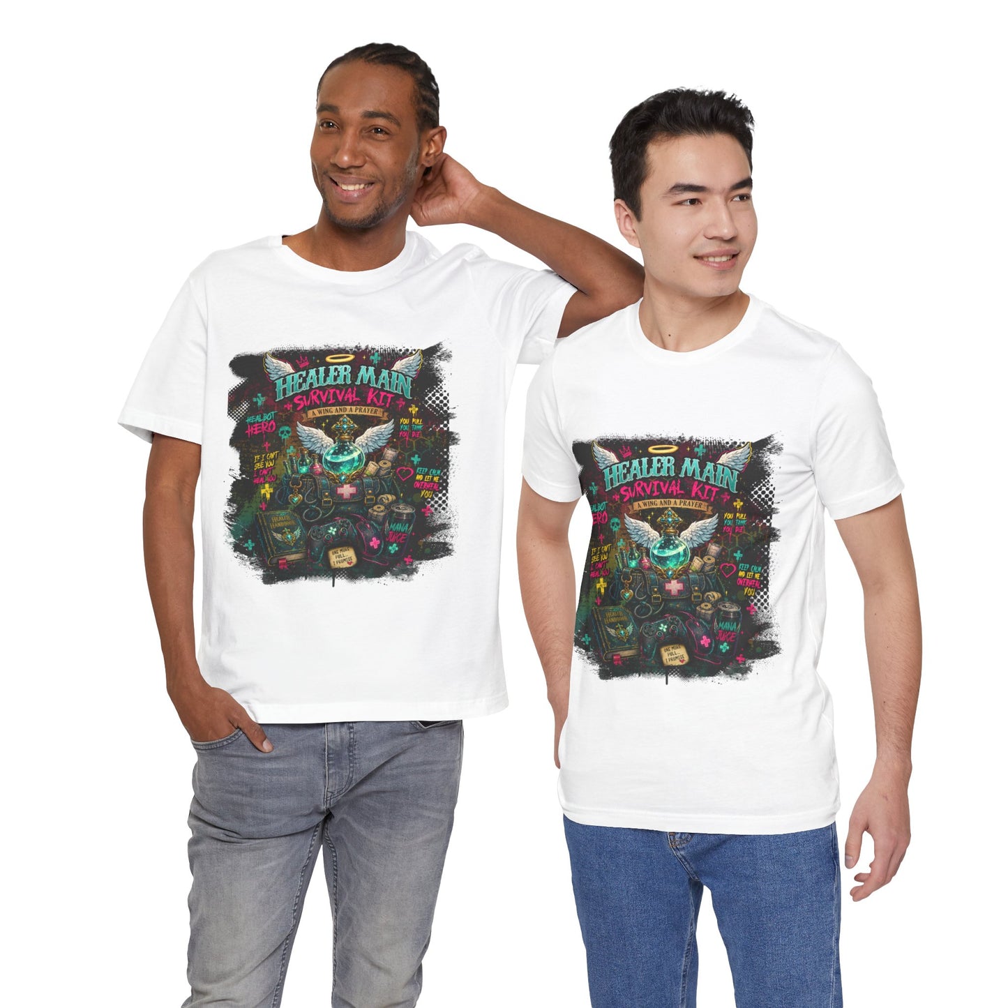 Healer Main Survival Kit | Gaming Graphic T-shirt